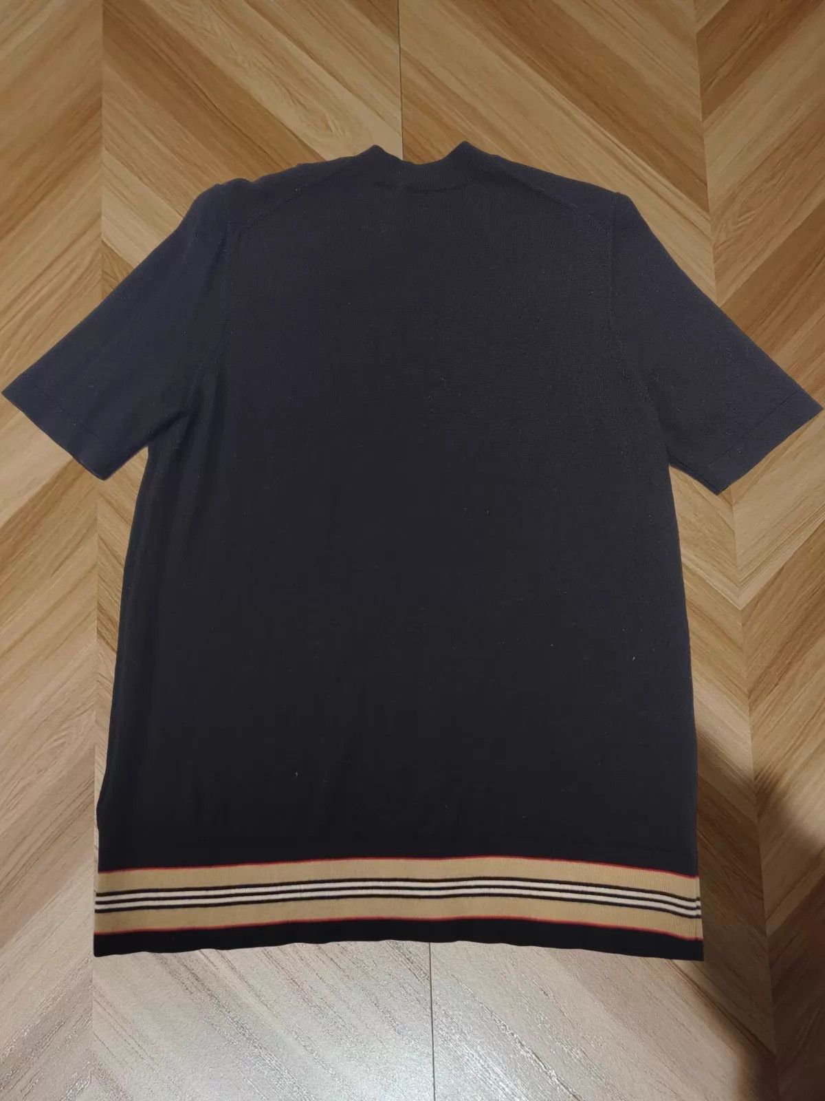 Burberry Burberry 1999 Check Wool Knit Tee L Size US L / EU 52-54 / 3 - 2 Thumbnail