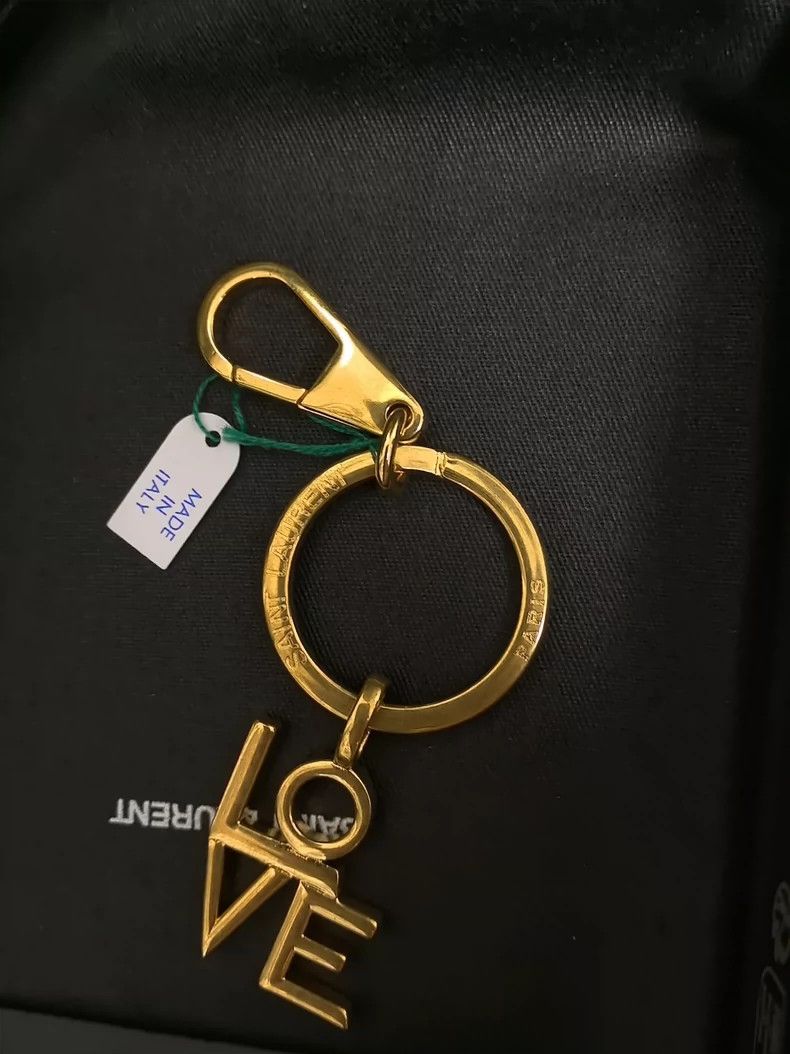 Yves Saint Laurent saint laurent Brass key ring 2501-Nextarrow Size ONE SIZE - 2 Thumbnail