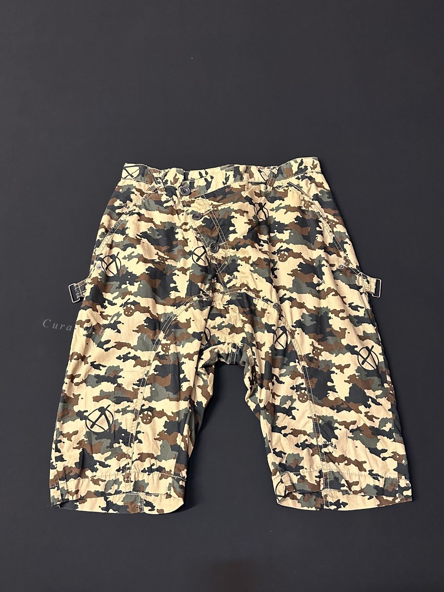 Stussy × Vintage Vintage 90s Stussy Camo shorts pants | Grailed