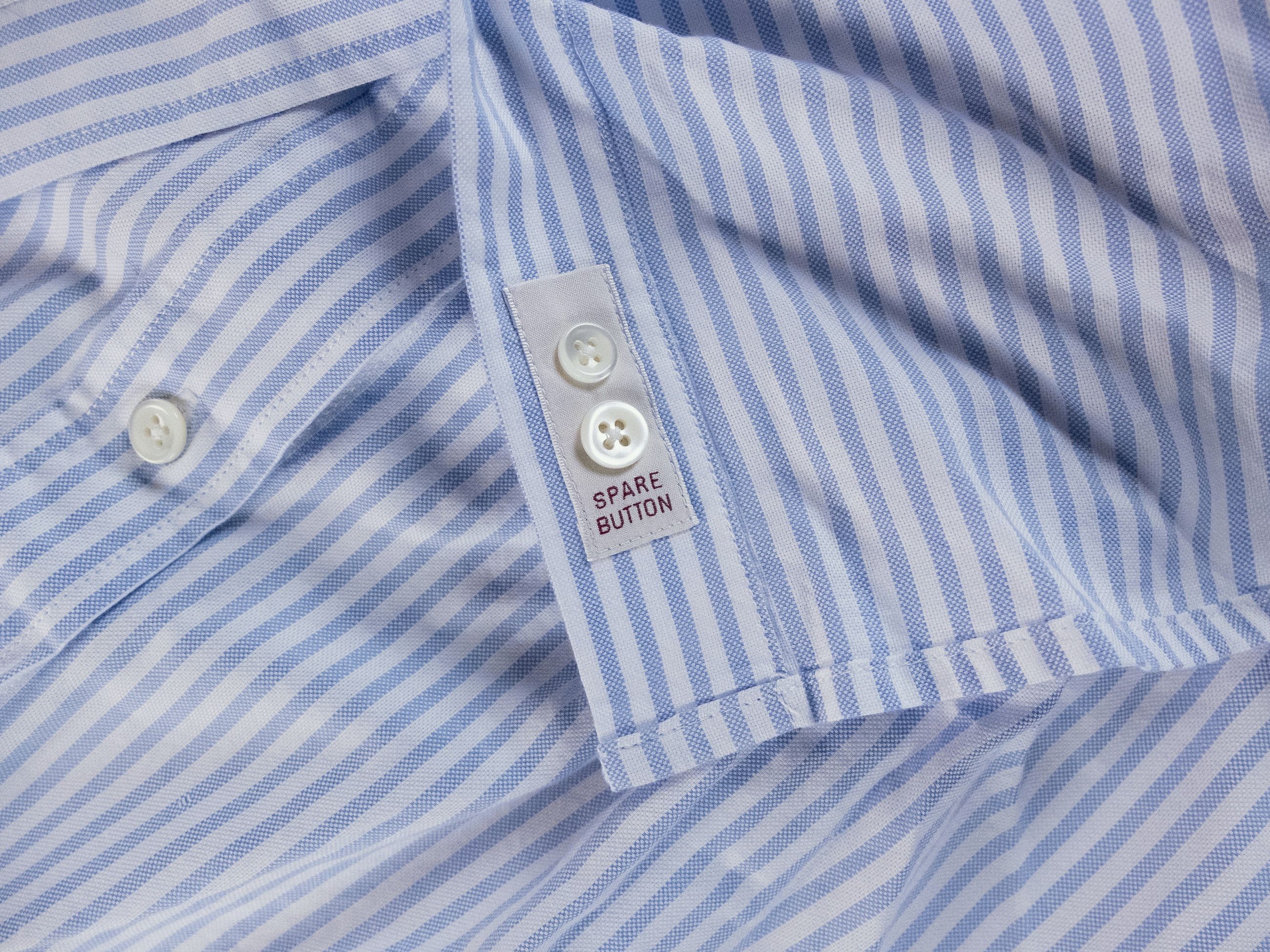 Slowear SLOWEAR Glanshirt blue white striped shirt Size 42 Size US L / EU 52-54 / 3 - 4 Thumbnail