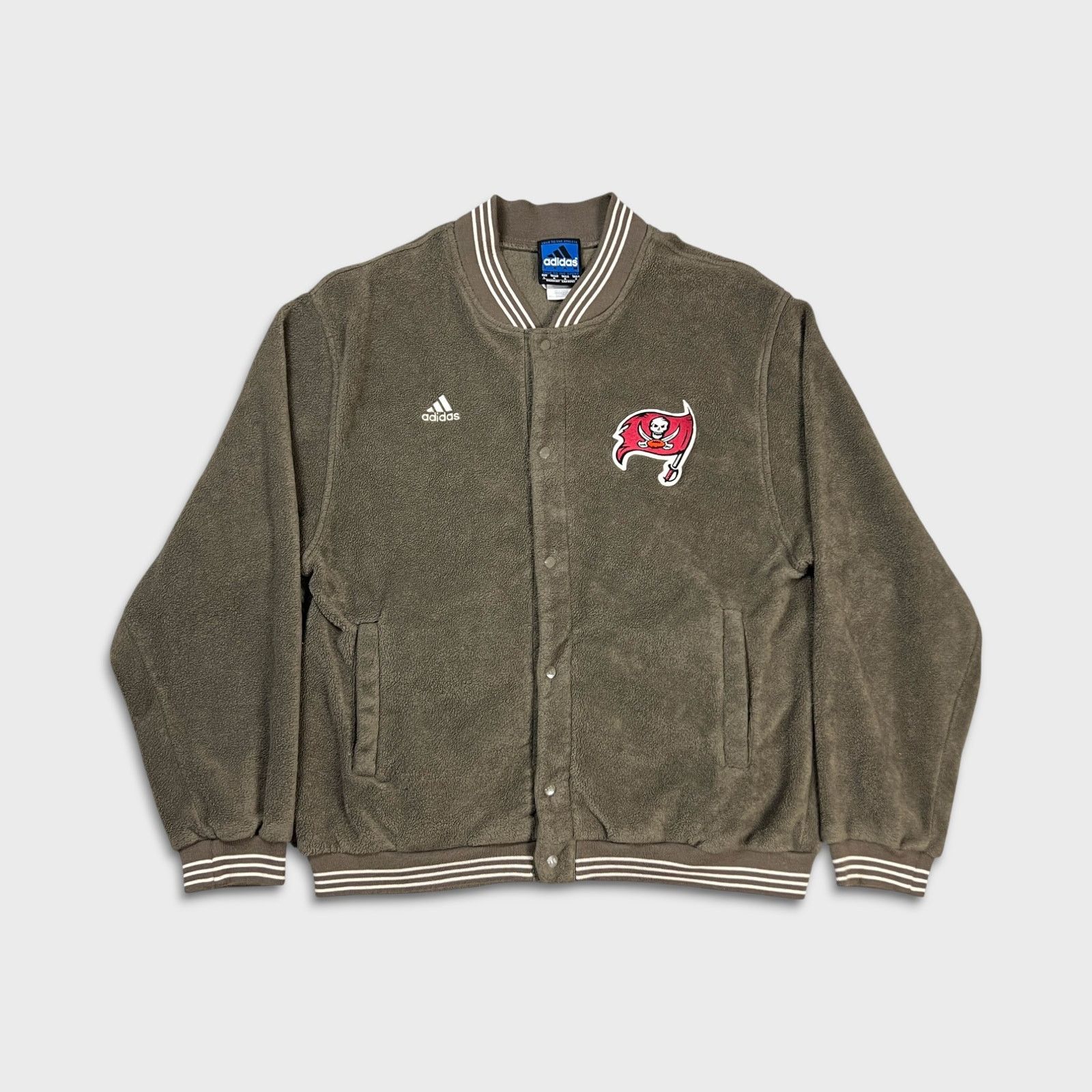 Adidas Vintage Adidas Fleece Tampa Bay Buccaneers NFL 90s Jacket Size US L / EU 52-54 / 3 - 1 Thumbnail