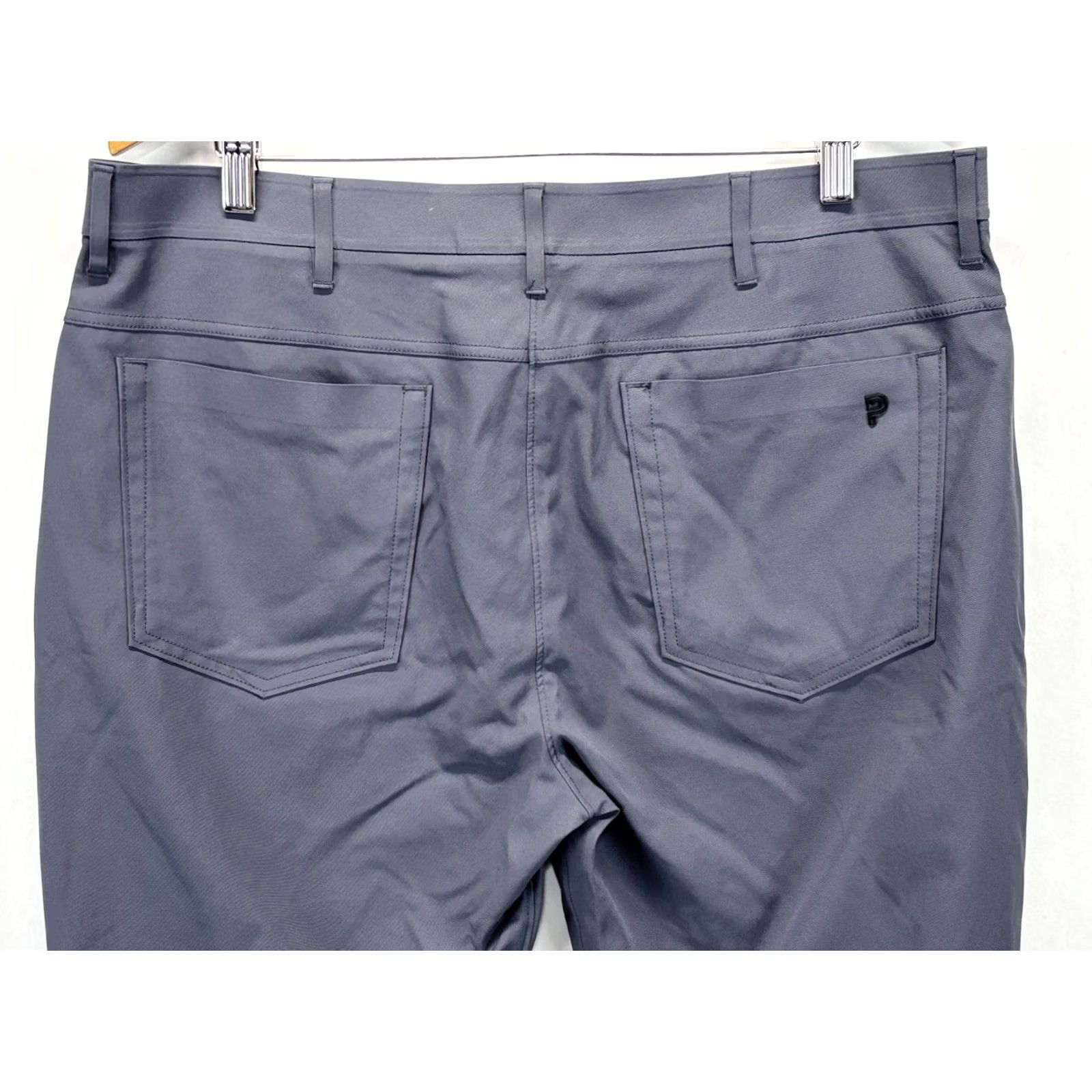 Vintage Public Rec Pants Men 36 Gray Performance Chino Workday Golf 5-Pocket Straight Regular Size 36in Inseam 28in 30in2 Size US 36 / EU 52 - 4 Thumbnail