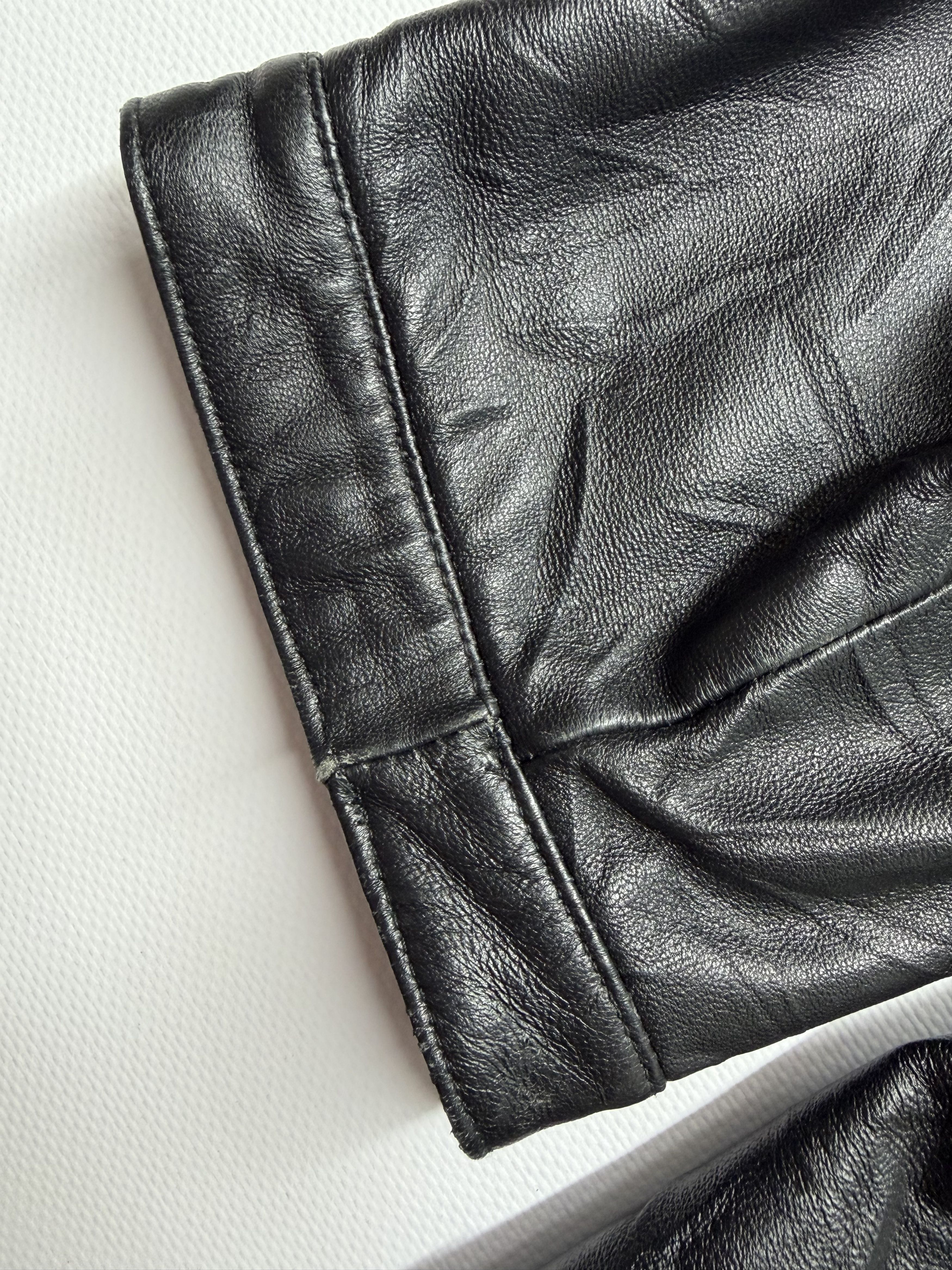 Vintage Vintage Women's Crop Leather Jacket Size M / US 6-8 / IT 42-44 - 13 Thumbnail