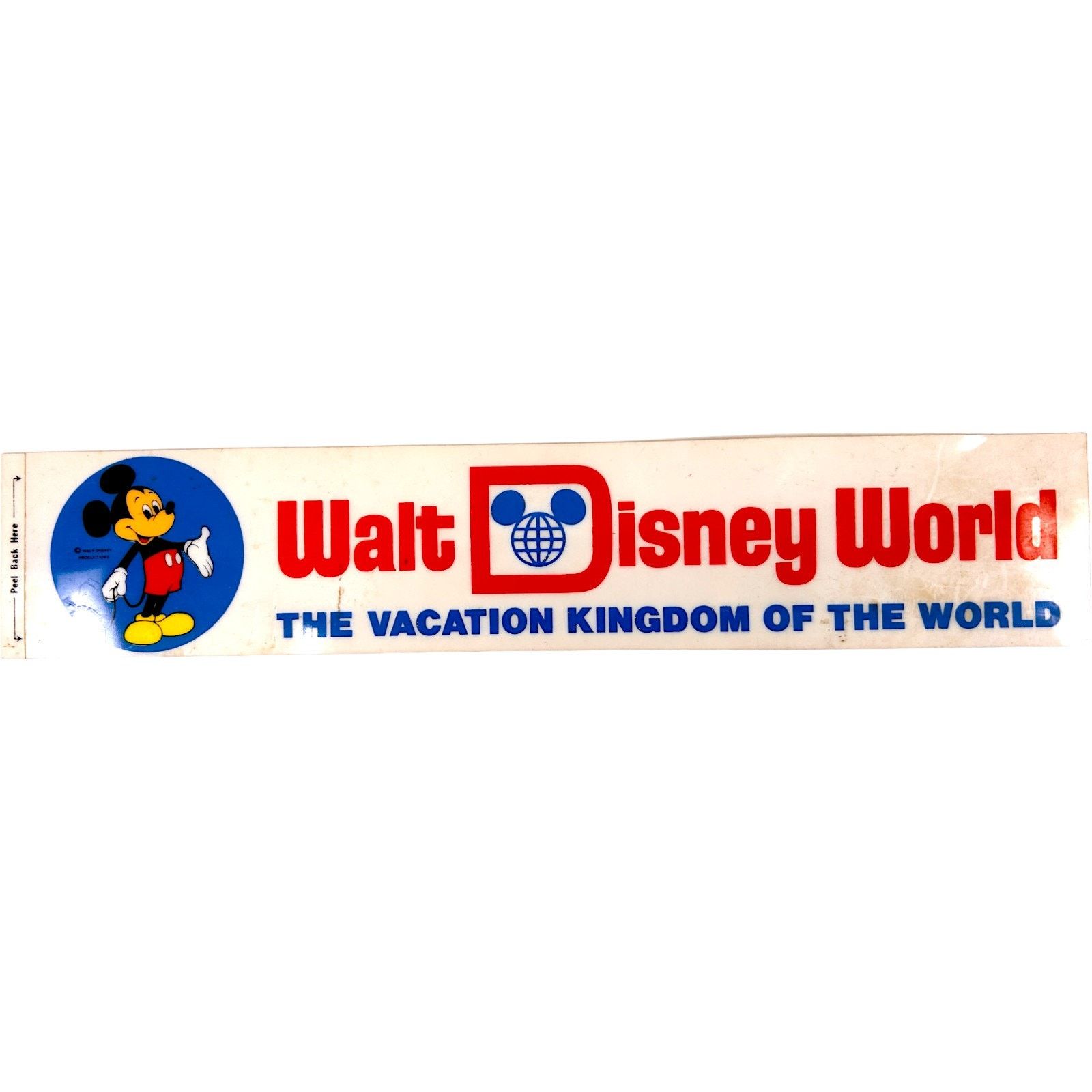 Disney Disney World & Disneyland Mickey Mouse & Goofy Vtg Stickers Size ONE SIZE - 4 Thumbnail