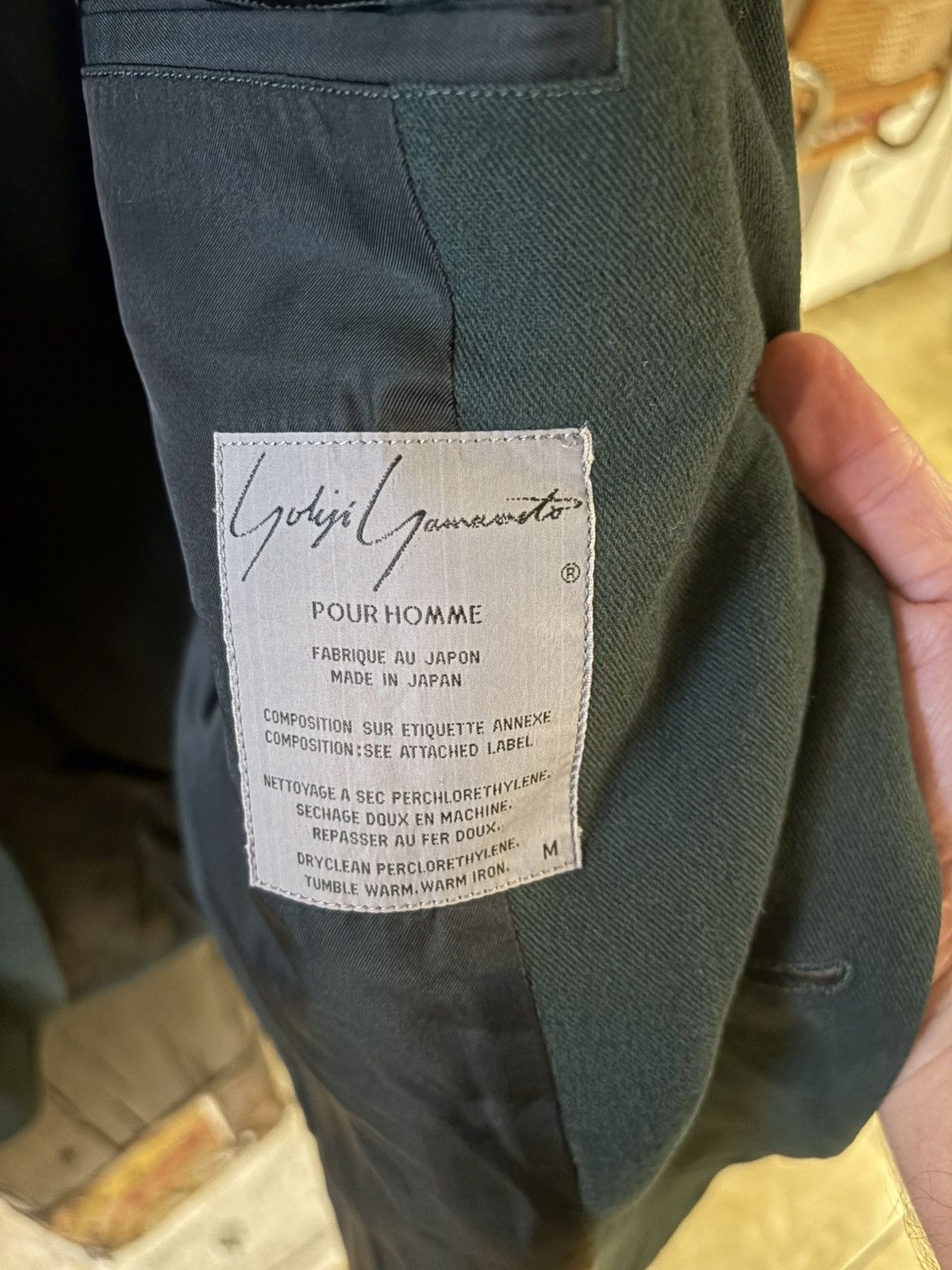 Yohji Yamamoto Yohji Yamamoto Pour Homme Blazer Size US M / EU 48-50 / 2 - 4 Thumbnail