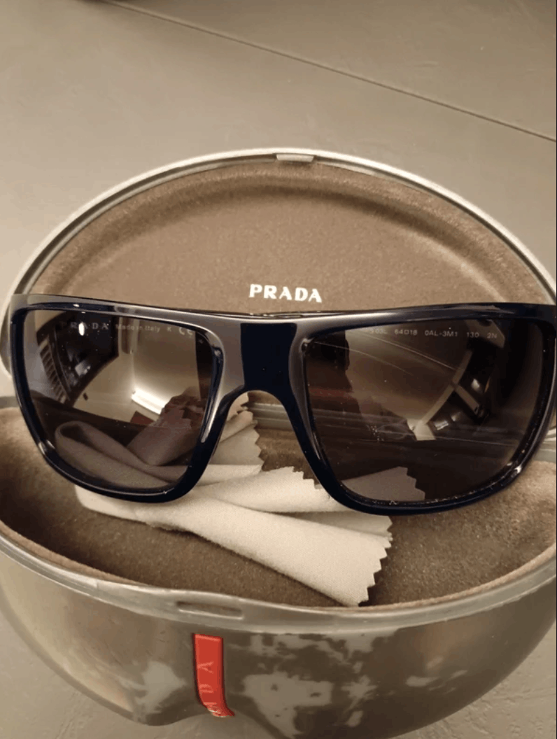Prada PRADA Sunglasses Flame Star Sport Symbol Wrap Shield Mask Size ONE SIZE - 1 Thumbnail