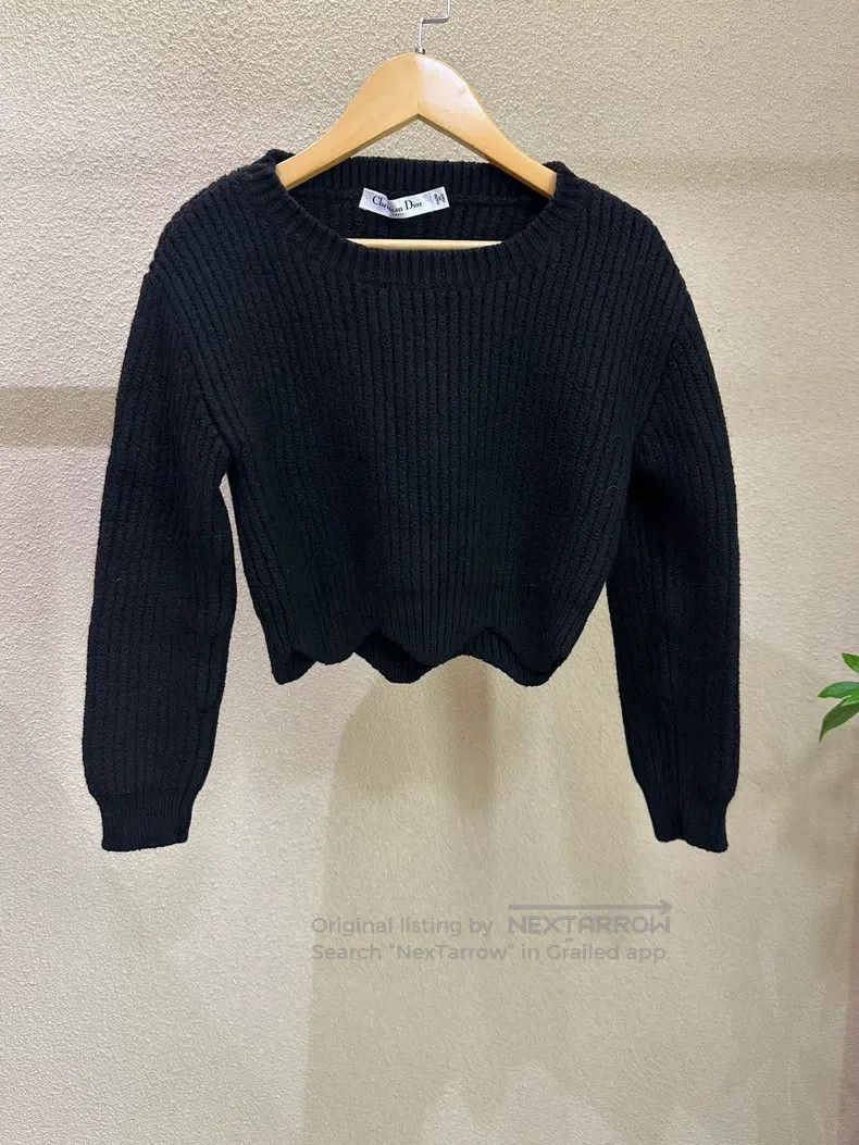 Dior Dior Black lace wool short sweater Size XS / US 0-2 / IT 36-38 - 1 Thumbnail