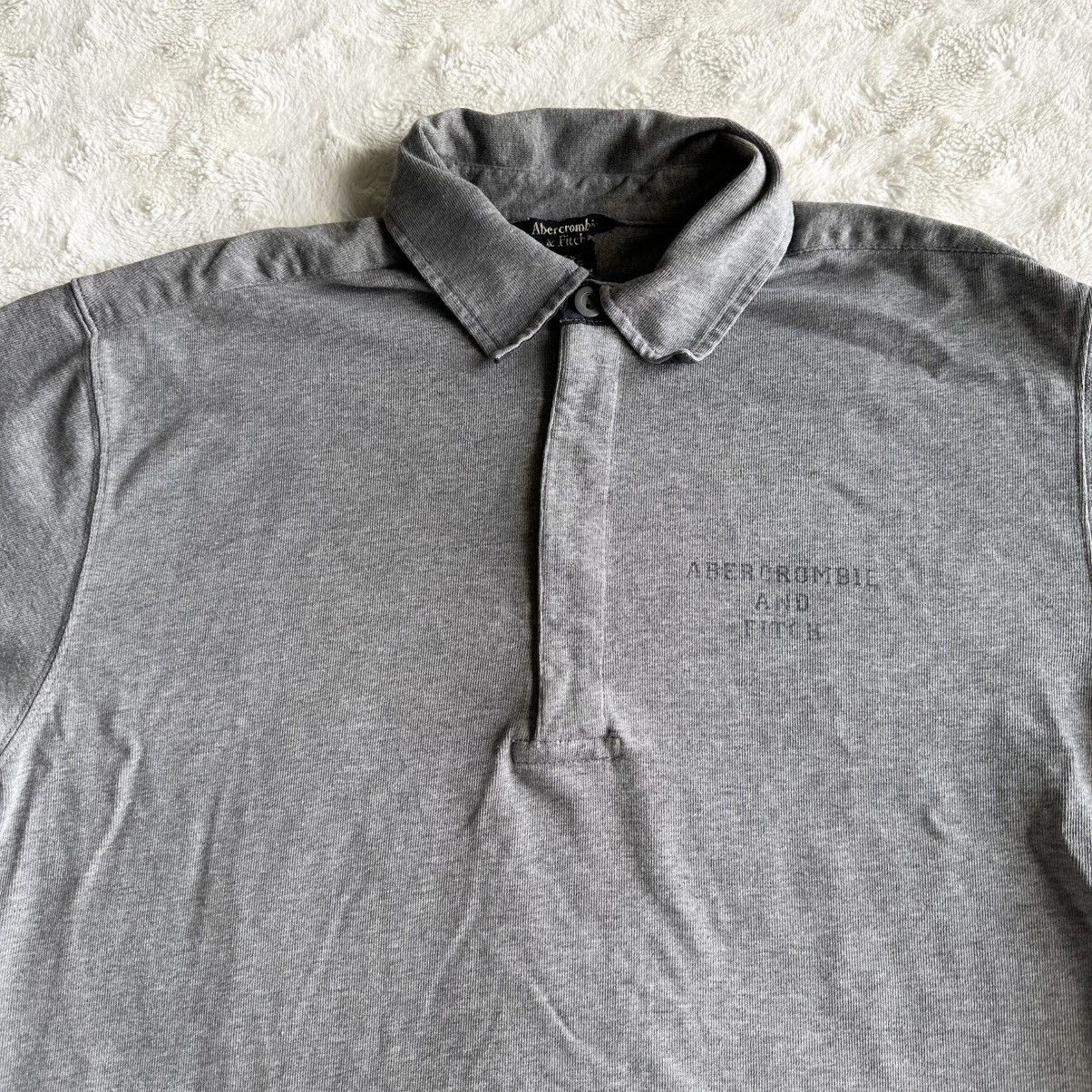 Abercrombie & Fitch Vintage Abercrombie & Fitch Polo Shirt Mens M Gray Rugby Zip Size US M / EU 48-50 / 2 - 4 Thumbnail