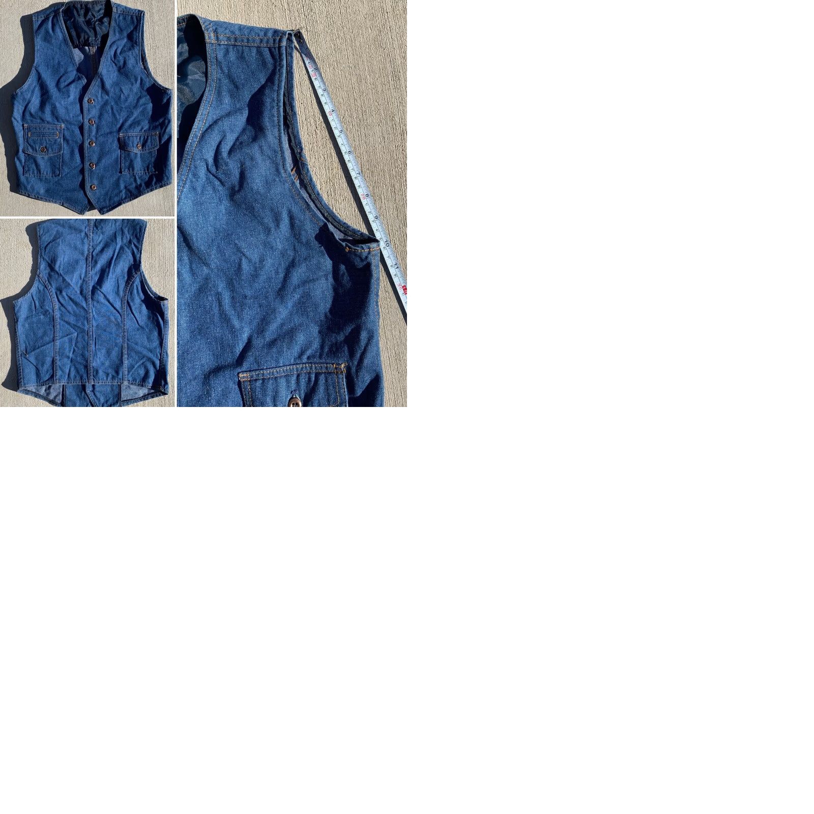 Lee VINTAGE Lee Vest Lee Jeans Denim Lee Set Sanforset 40R Union Made Cowboy Hippy Lee Blue 40R Mens Size US 40 / EU 56 - 9 Thumbnail