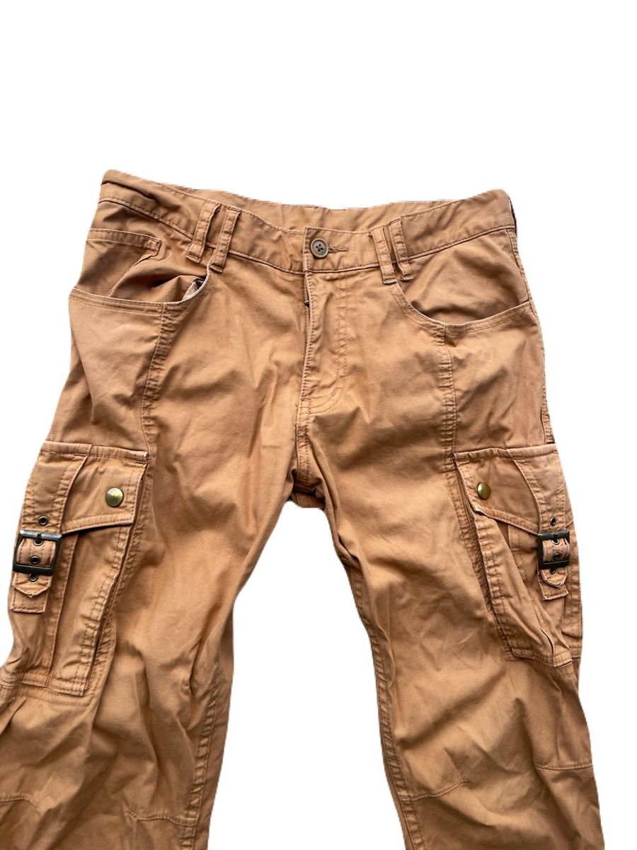 If Six Was Nine 2000s Japanese archive Vkei Belted Cargo Pants Y2K Size US 29 - 5 Thumbnail