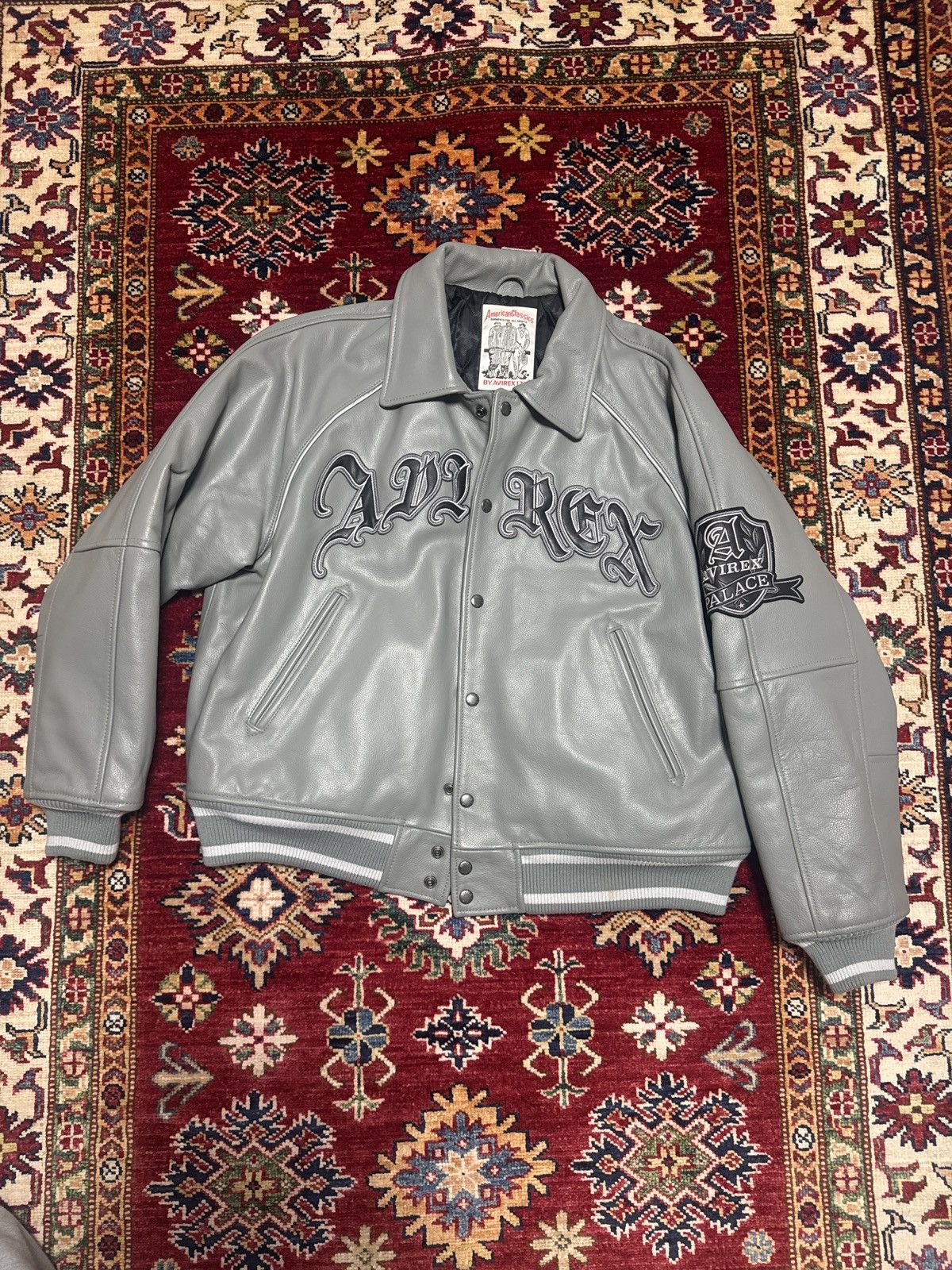 Palace PALACE AVIREX LEATHER JACKET Size US M / EU 48-50 / 2 - 1 Thumbnail