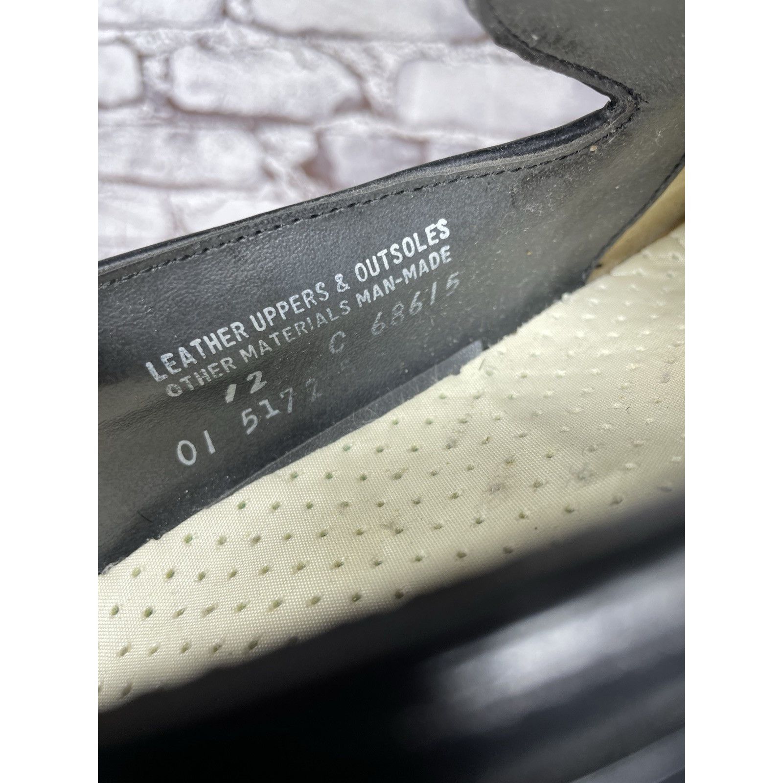 JOHN LAWRENCE SULLIVAN O'Sullivan Black Leather Wingtip VTG Loafers Dress Shoes Men Size US 12 / EU 45 - 7 Thumbnail