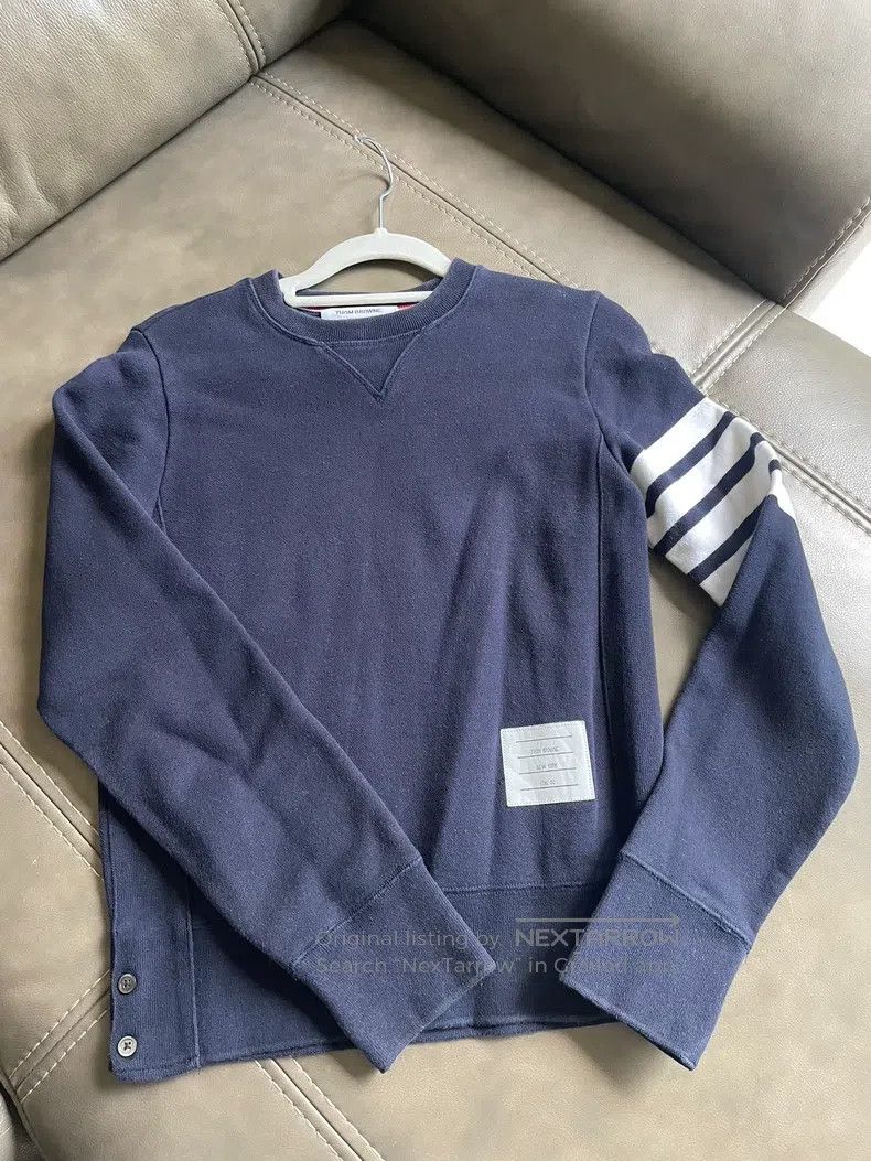 Thom Browne Thom Browne Blue hoodie Size US XS / EU 42 / 0 - 1 Thumbnail