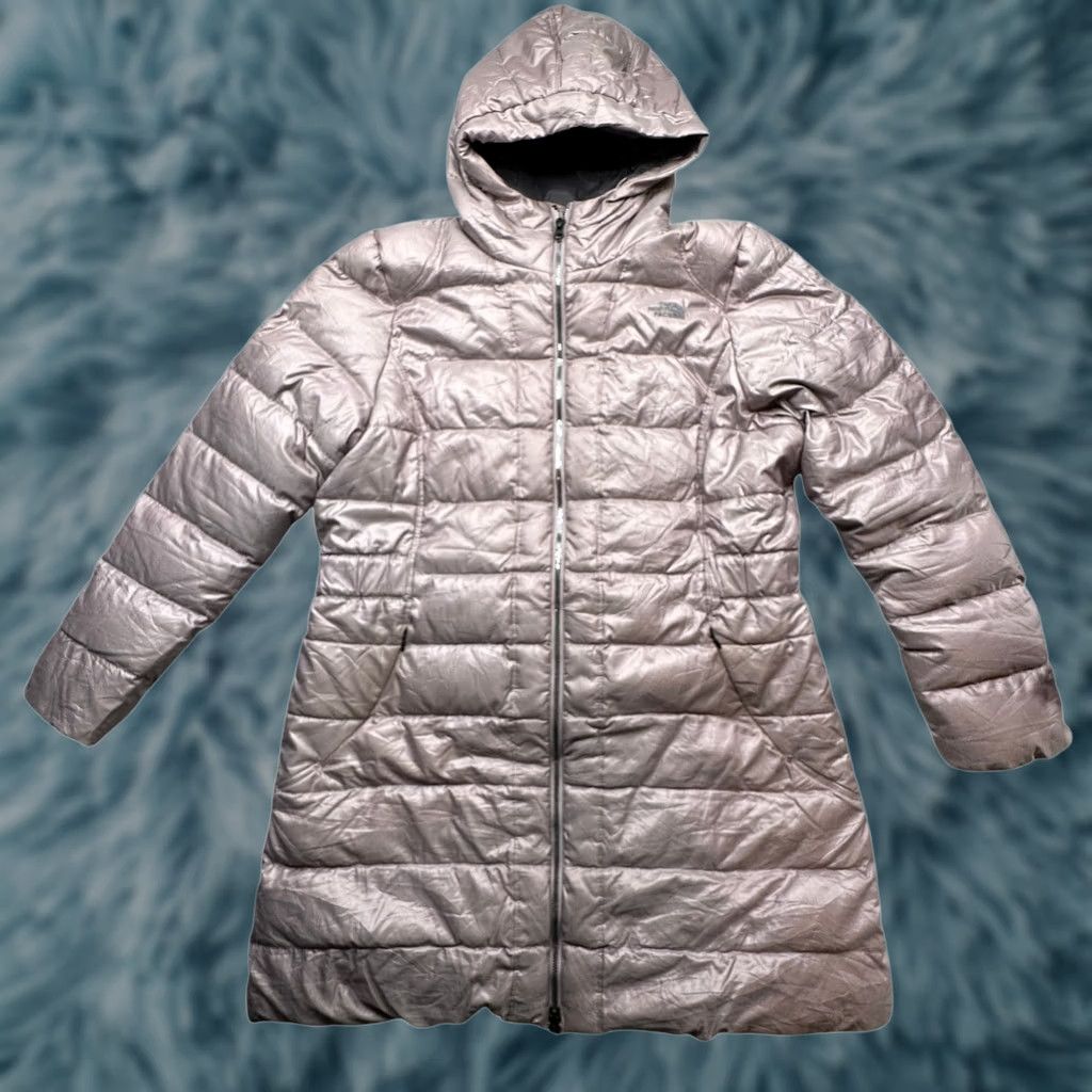 The North Face The North Face 550 Down Metropolis Puffer Hooded Parka Jacket Womens XL Purple Pink Erwachsene? Size XL / US 12-14 / IT 48-50 - 1 Thumbnail