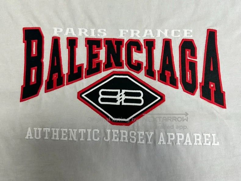 Balenciaga Balenciaga Letter Faded Printed Grey Size US S / EU 44-46 / 1 - 3 Thumbnail