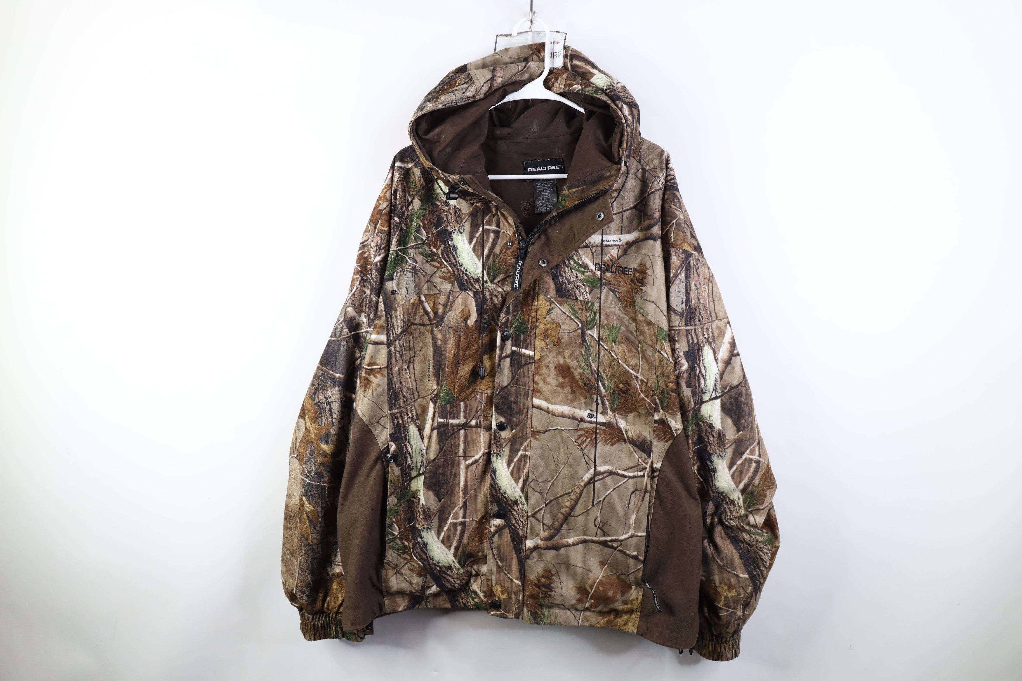 Vintage Y2K Streetwear Realtree Camouflage Hooded Jacket