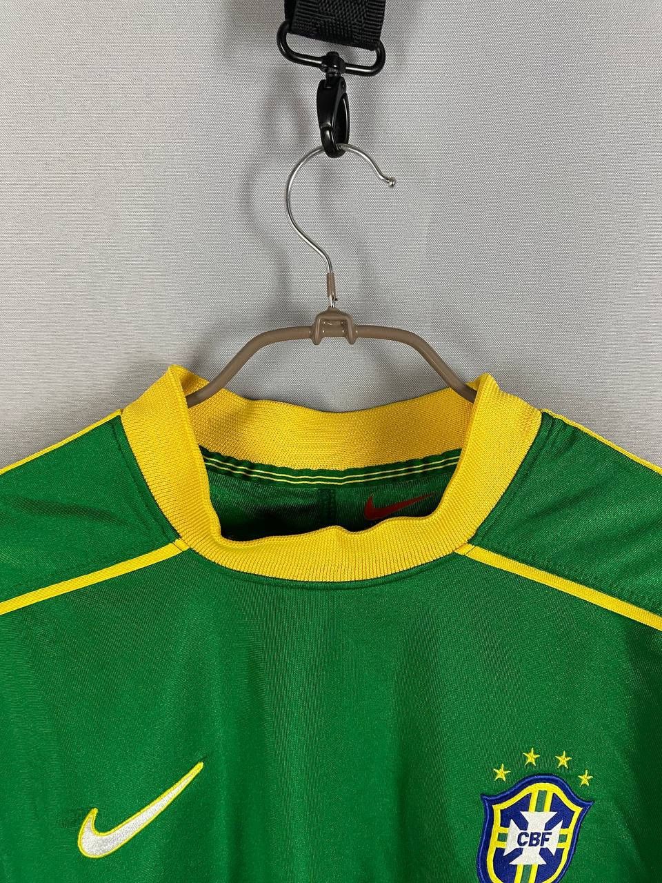 Nike Nike Longsleeve Tee T Shirt Brazil Vintage 1990s Soccer Size US M / EU 48-50 / 2 - 10 Thumbnail
