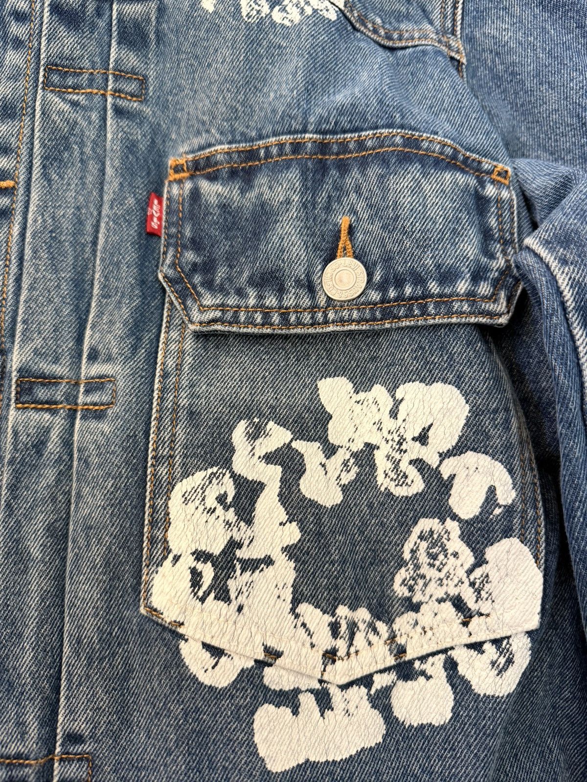 DENIM TEARS Denim Tears denim jacket dark wash Size US XL / EU 56 / 4 - 6 Thumbnail