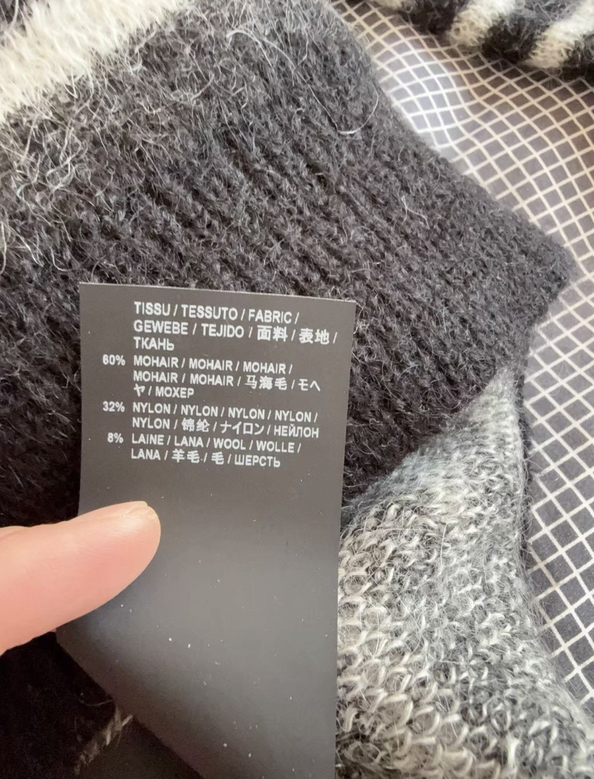 Saint Laurent Paris Saint Laurent Paris SLP Mohair Knit Sweater Size US XXL / EU 58 / 5 - 4 Thumbnail