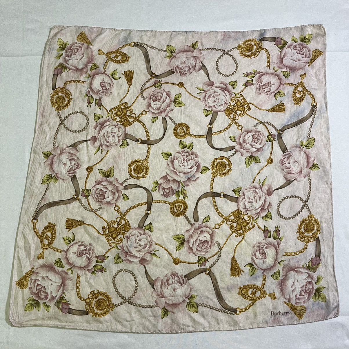 Burberry COMBO 2 PCS BURBERRY HANDKERCHIEF Size ONE SIZE - 2 Thumbnail
