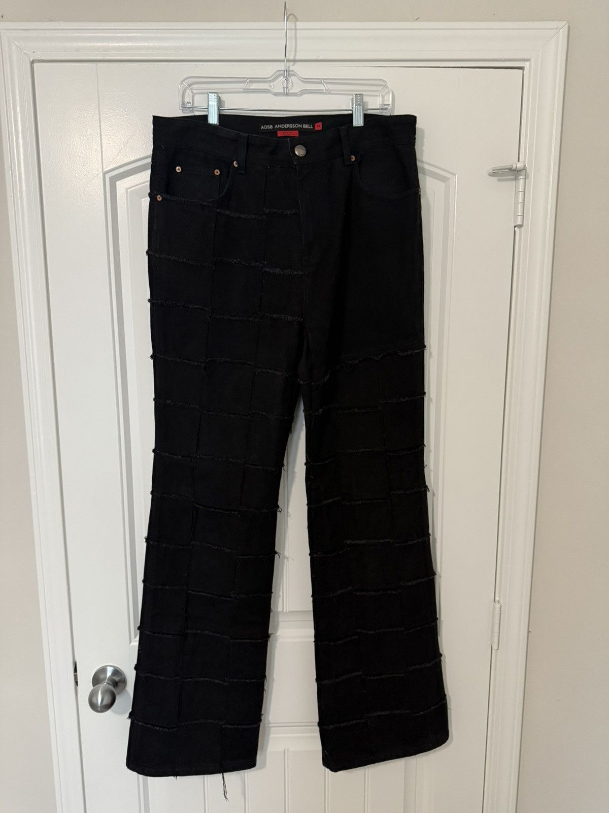 Andersson Bell Andersson Bell Black Patchwork Flared Jeans👖🖤▪️ Size US 32 / EU 48 - 1 Thumbnail