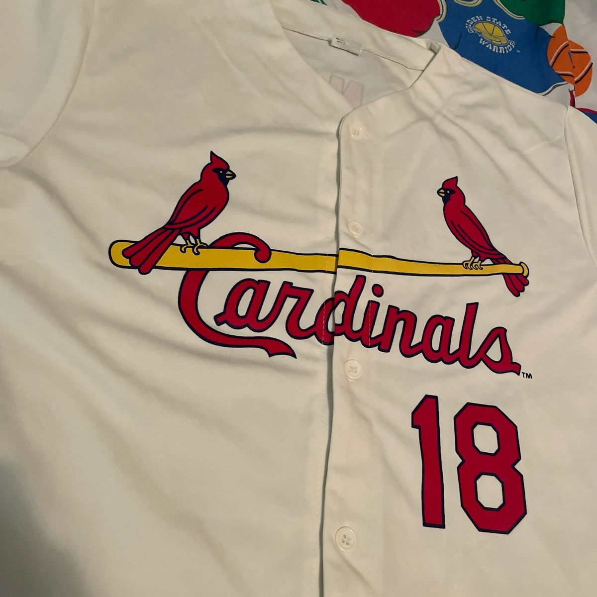 MLB Y2K MLB Mike Shannon St. Louis Cardinals Baseball Jersey Size US XL / EU 56 / 4 - 3 Thumbnail