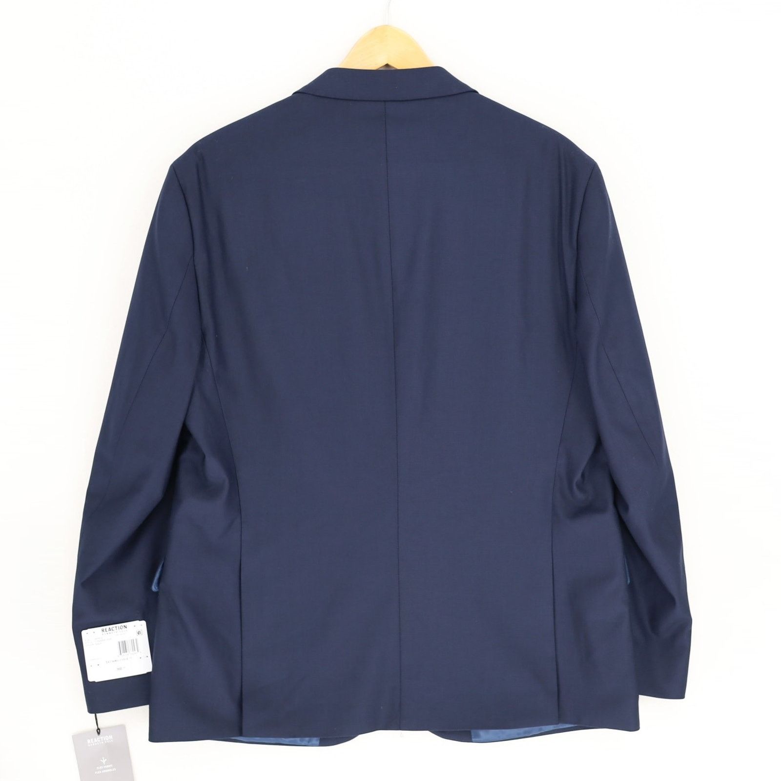 Kenneth Cole Kenneth Cole Men's Navy Houndstooth Slim Blazer Size 46R Size 46R - 6 Thumbnail