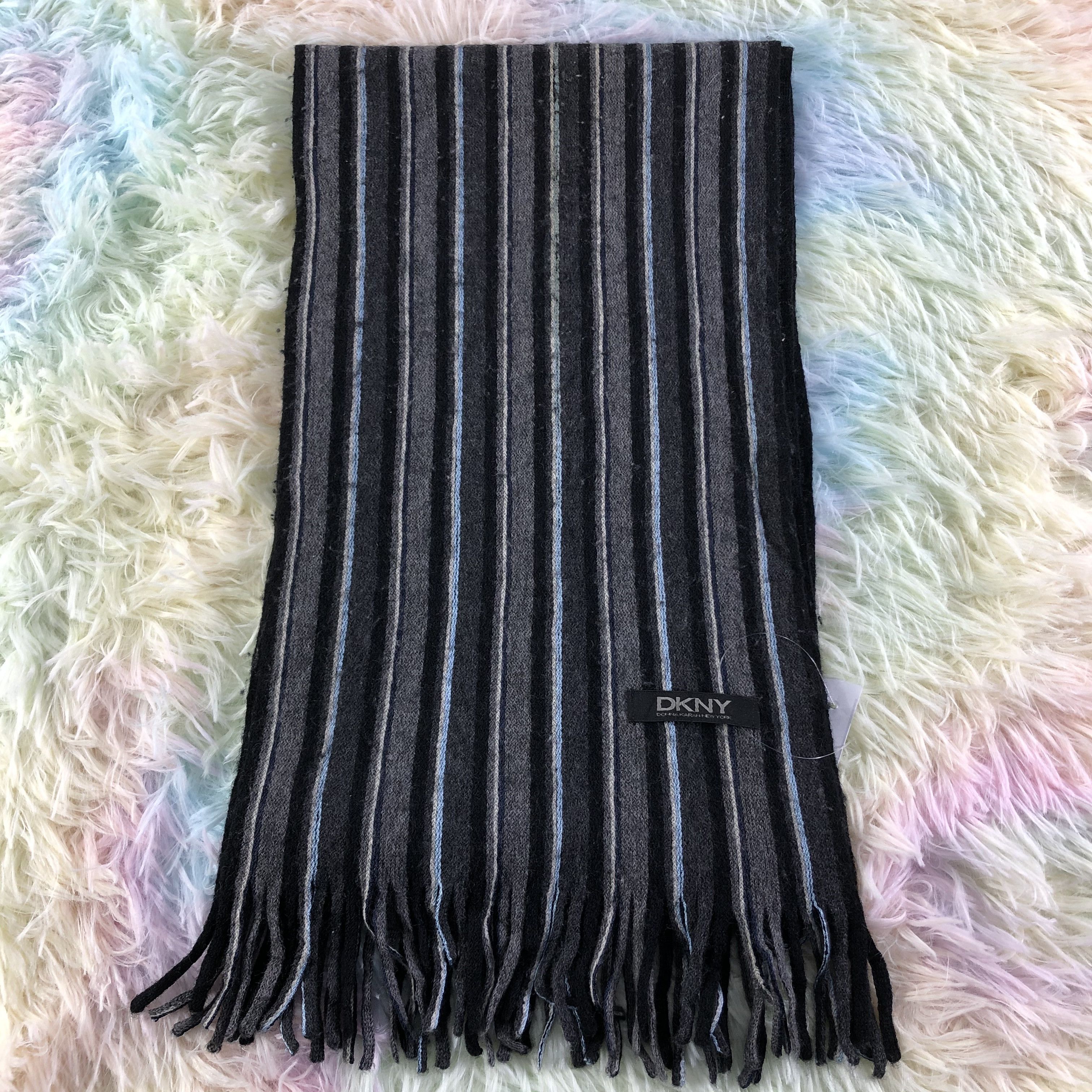 DKNY × Vintage DKNY Scarf / Muffler / Neckwear - KM393 Size ONE SIZE - 2 Thumbnail