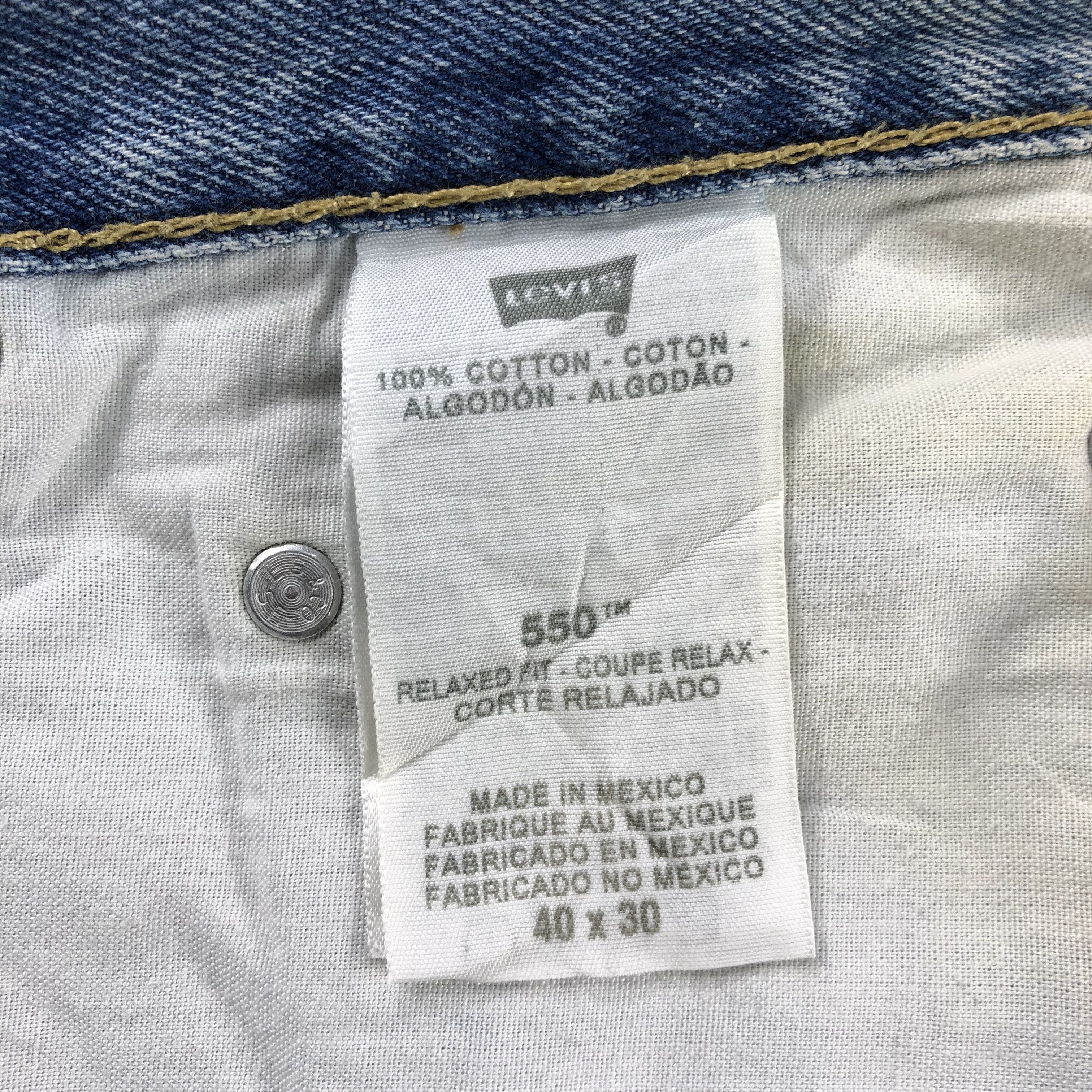 Levi's × Vintage Vintage Light Wash Levis 550 Jeans-JM2839 Size US 41 - 12 Thumbnail