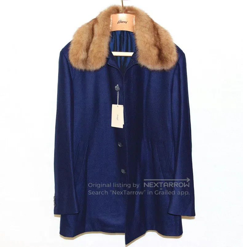 Brioni Brioni Pure Vicuña Fleece Short Overcoat Size US XL / EU 56 / 4 - 1 Thumbnail
