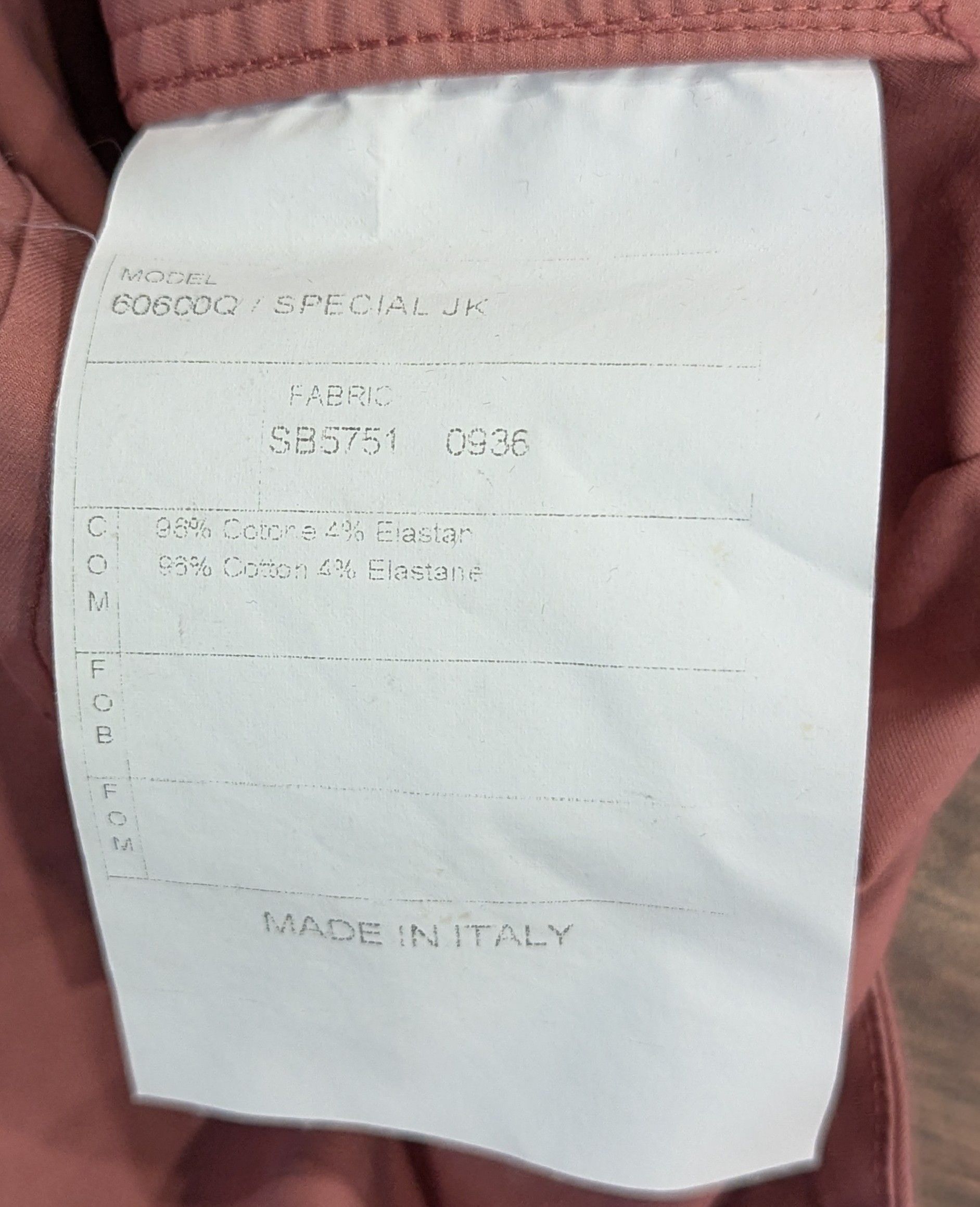 Boglioli BOGLIOLI Stretch Cotton LS Button Front Overshirt Pink 2XL Size US XXL / EU 58 / 5 - 8 Thumbnail