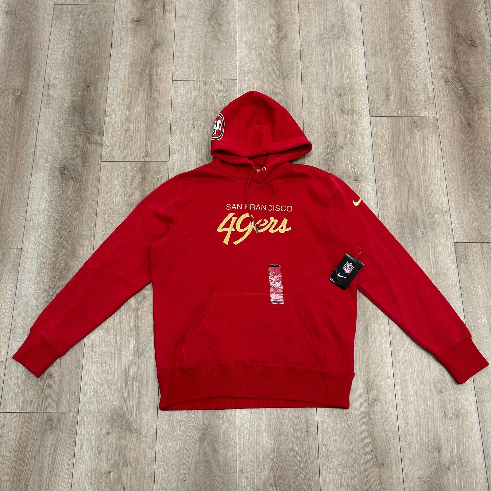 Nike Nike San Francisco 49ers Rewind Club Logo Hoodie Large L Size US L / EU 52-54 / 3 - 1 Thumbnail
