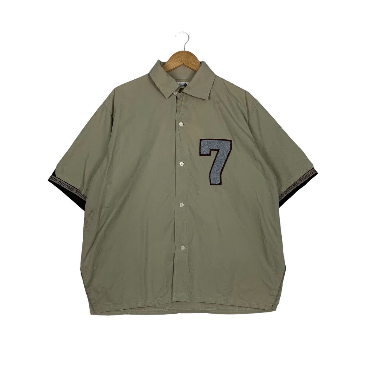 Japanese Brand Studio Seven Childhood Dream 7 Short Sleeve Shirt #1088-C49 Size US M / EU 48-50 / 2 - 1 Thumbnail
