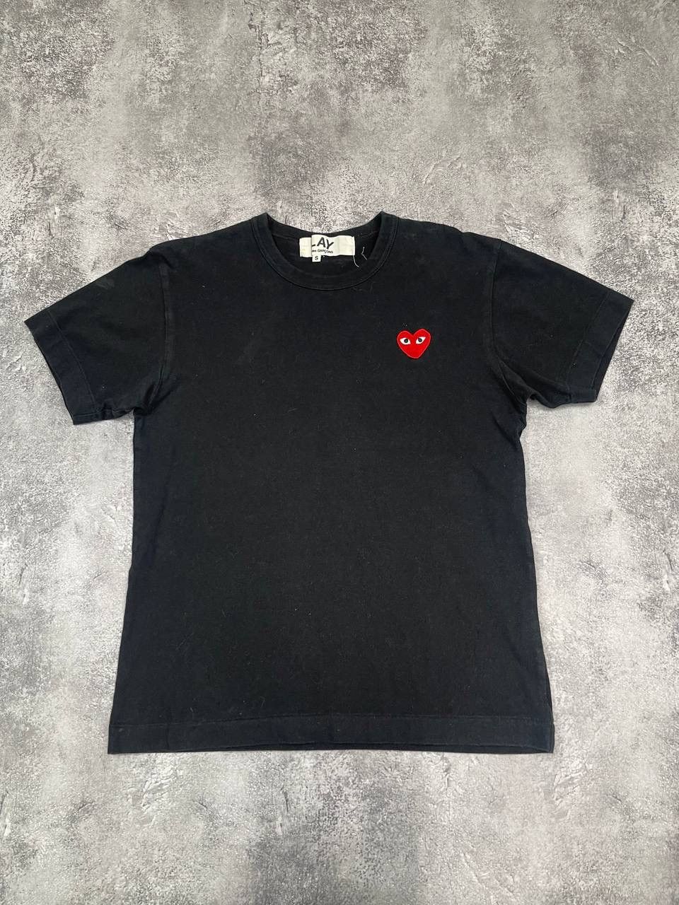 Comme des Garcons Comme Des Garçons Play Men Cotton T-Shirt Black Size S Size US S / EU 44-46 / 1 - 1 Thumbnail
