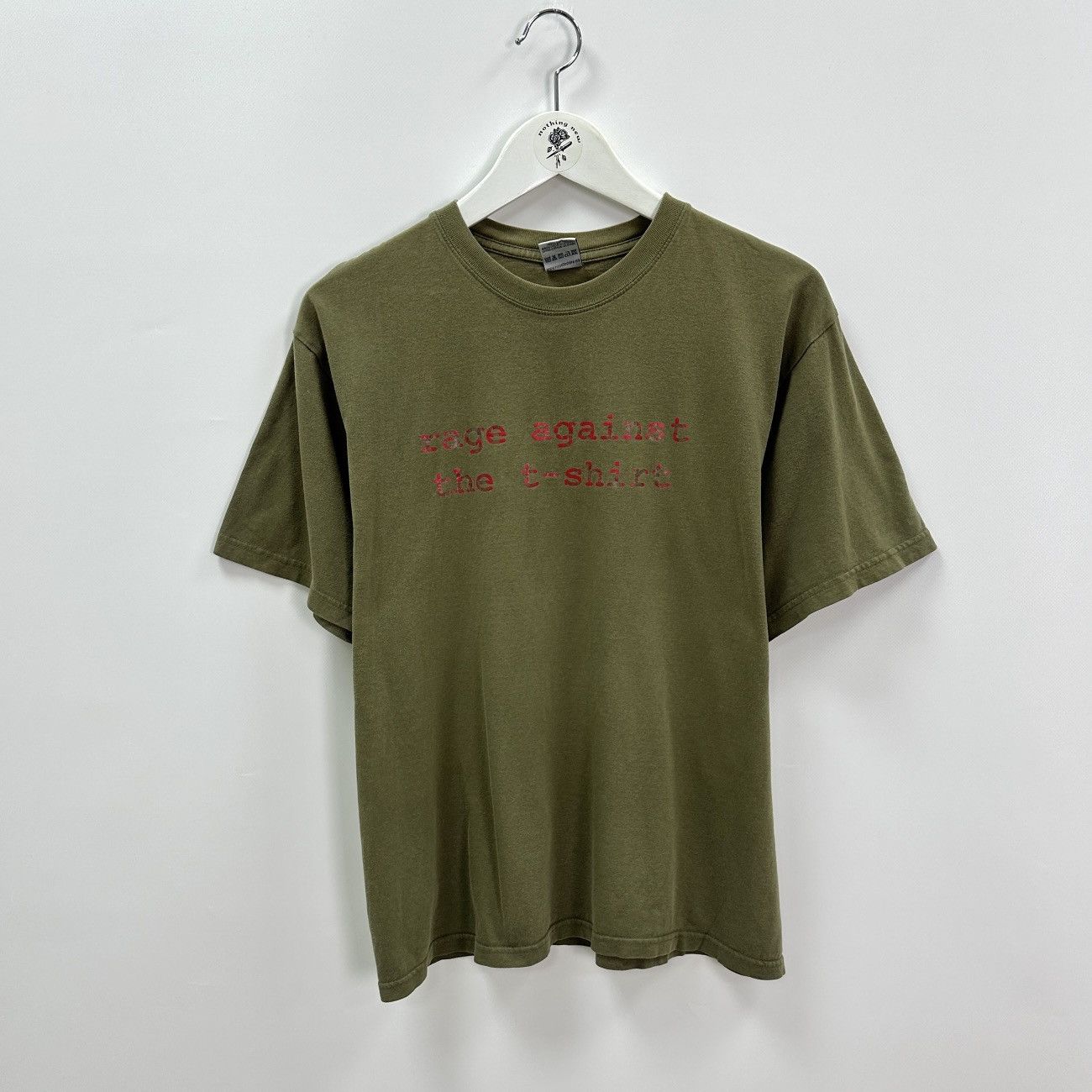 Vintage Vintage 90s Rage Against the t-shirt Sun faded tee y2k humor Size US S / EU 44-46 / 1 - 1 Thumbnail