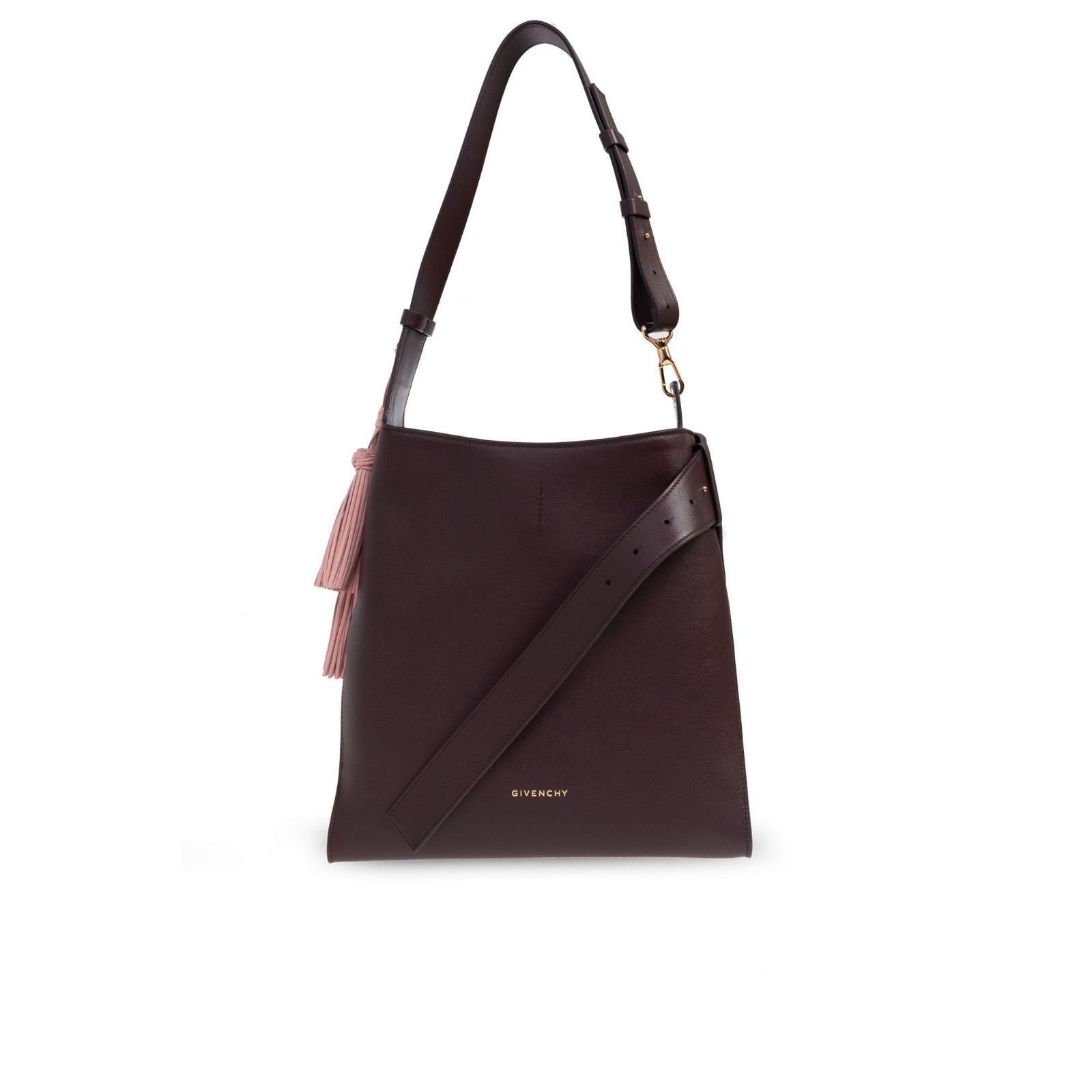 Givenchy GIVENCHY $3300 Burgundy Medium Belted Hobo Bag New & Authent Size ONE SIZE - 1 Thumbnail