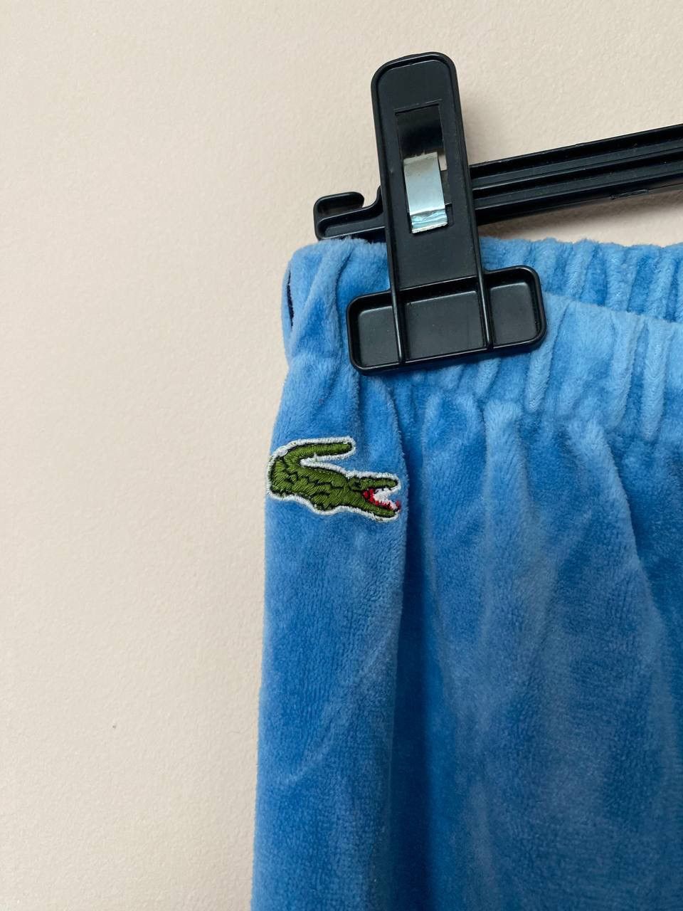 Lacoste × Vintage Very rare‼️ Vintage Lacoste Sport Woman Velour Blue Tracksuit Size M / US 6-8 / IT 42-44 - 12 Thumbnail
