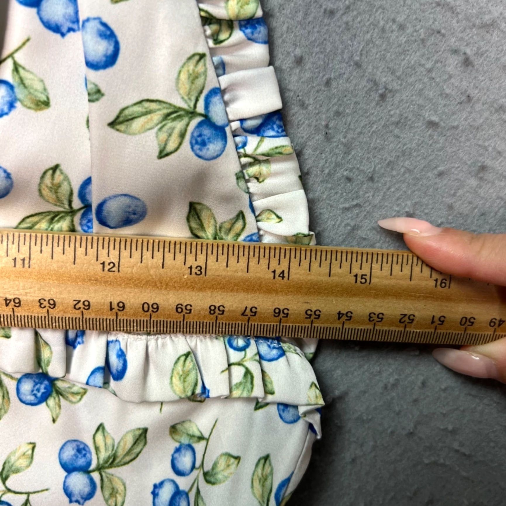 Vintage Song Of Style Womens Maxi Dress Sleeveless Blueberry Print L Adult Size Large White Floral Casual Summer 90s? Size L / US 10 / IT 46 - 5 Thumbnail
