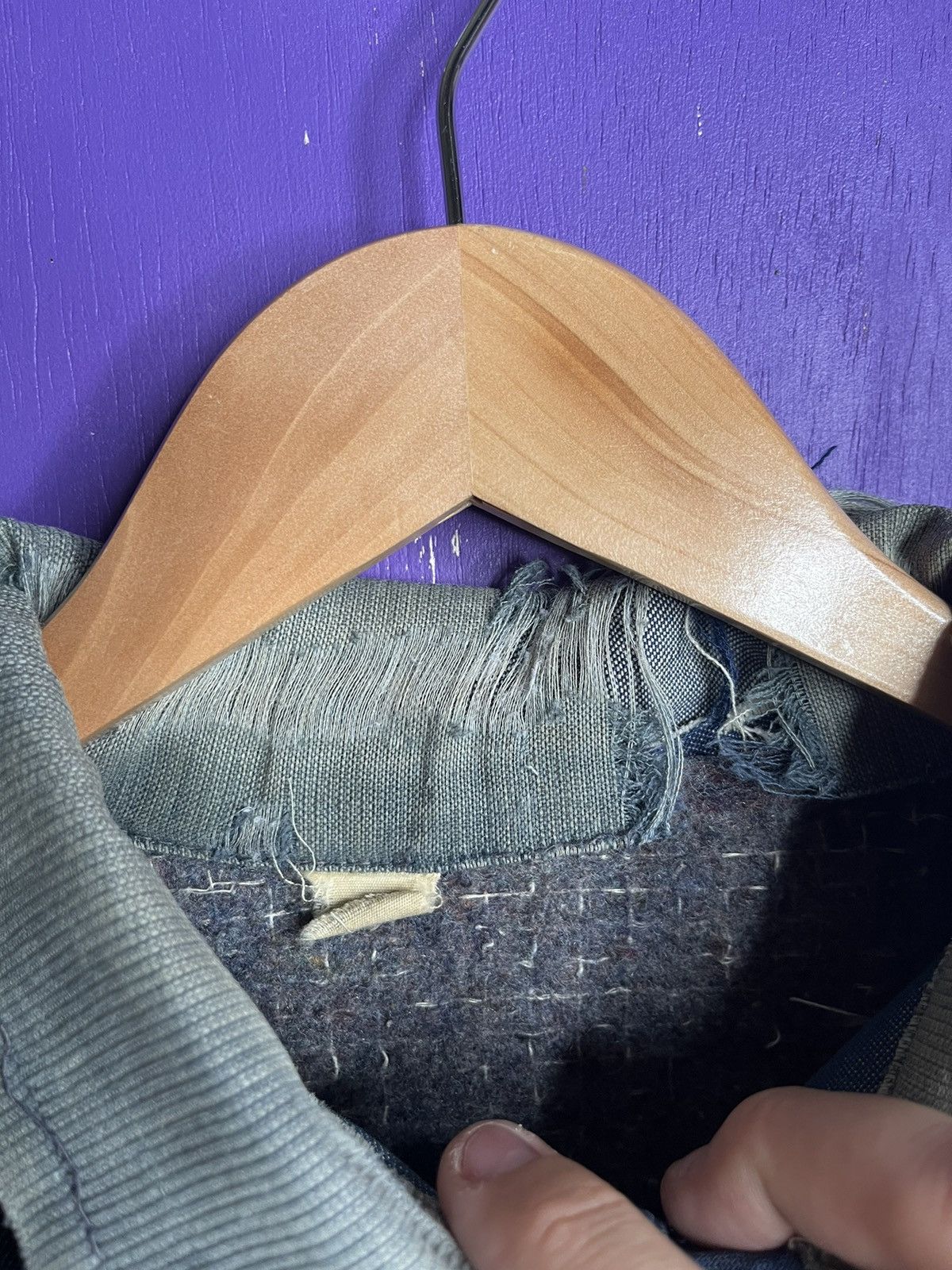 Vintage Vintage 70s Distressed cargo chore jacket Size US L / EU 52-54 / 3 - 4 Thumbnail