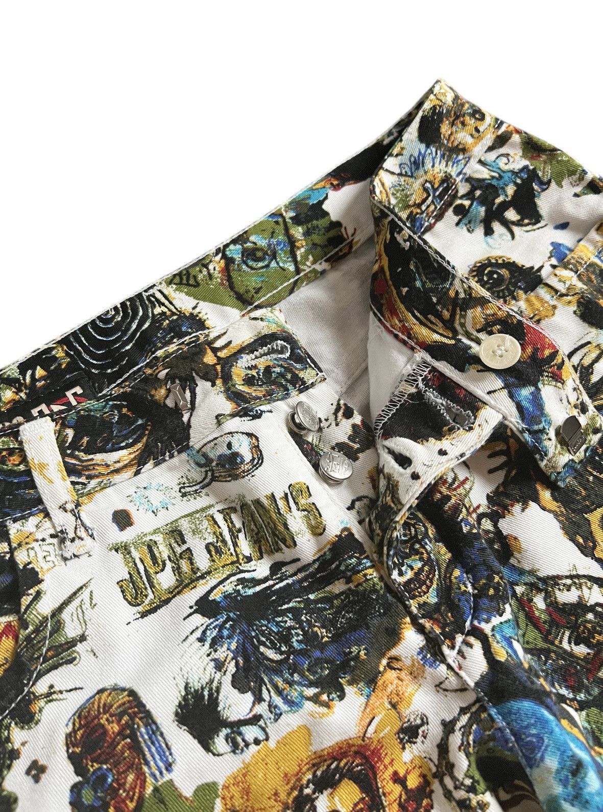 Jean Paul Gaultier Jean Paul Gaultier Basquiat Art Print Jeans artist jpg draw Size 30" / US 8 / IT 44 - 5 Thumbnail