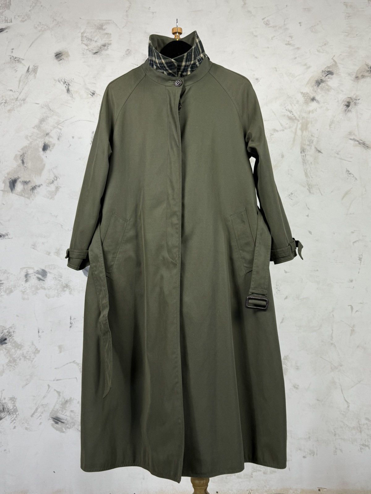 Vintage Vintage David Barry Trench Coat Jacket Size S - M UK 14 Size M / US 6-8 / IT 42-44 - 2 Thumbnail