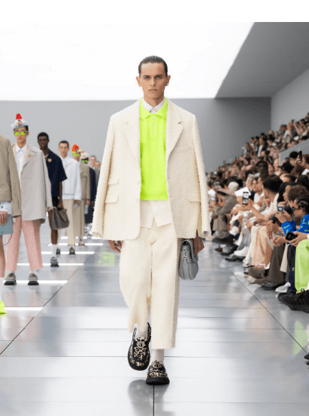 Dior o1w1db10525 483C57 Bobby Shirt in White/Pink Size US L / EU 52-54 / 3 - 11 Thumbnail