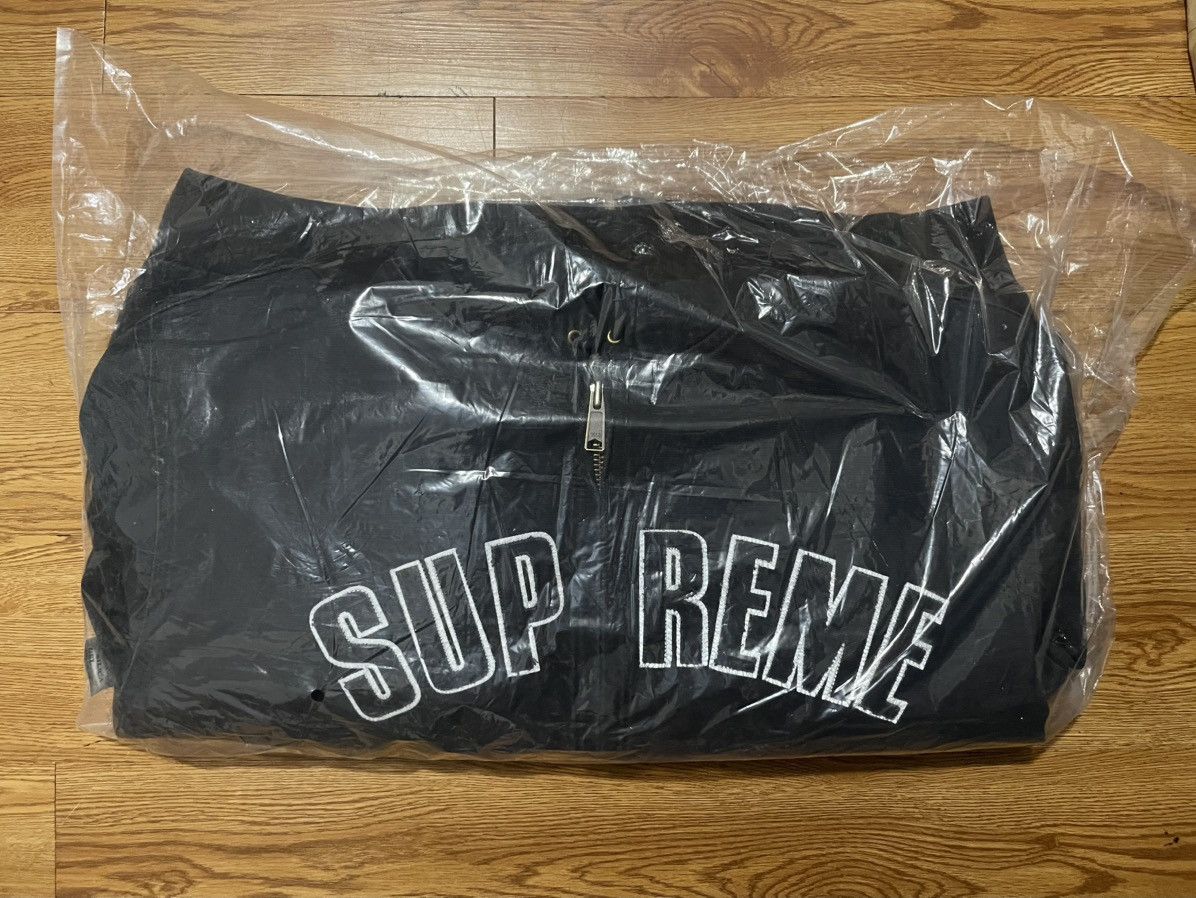 Supreme Reflective Arc Hooded Jacket 黒 L Supreme Reflective Arc Hooded Work Jacket (FW25) - $368