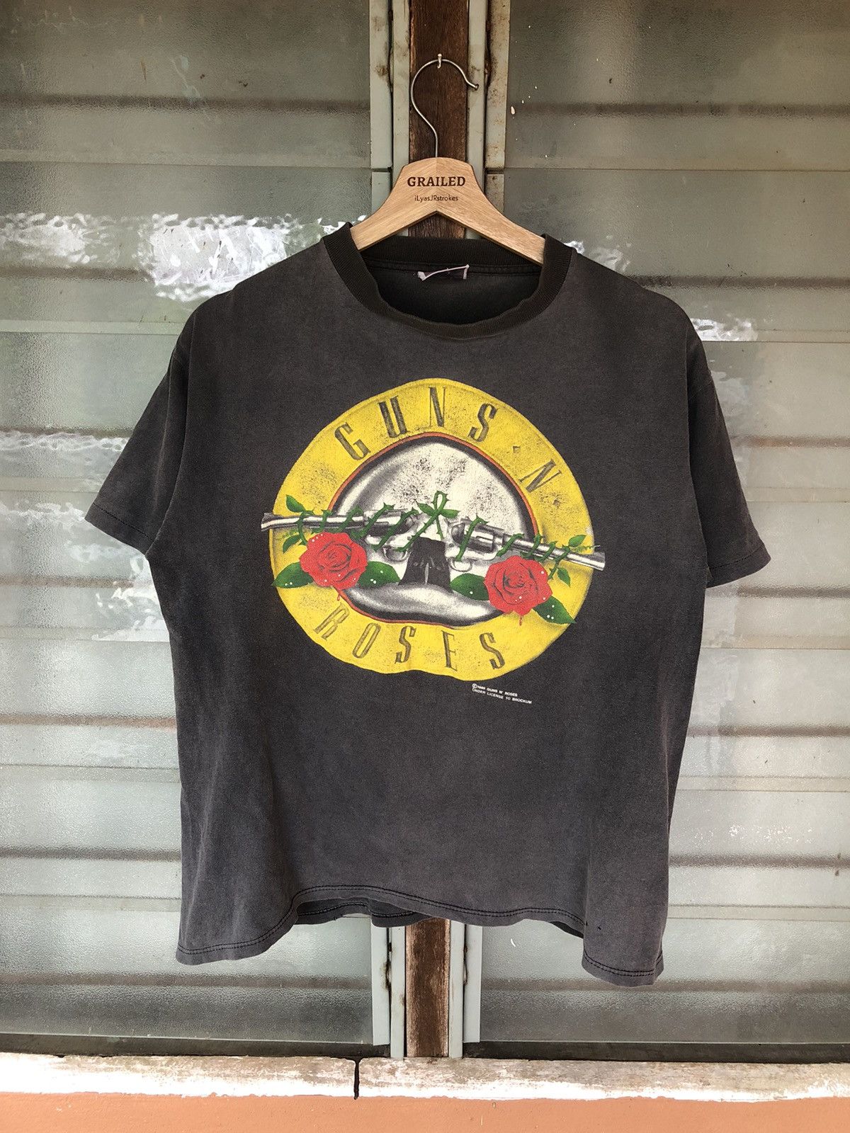 Band Tees Vintage 1989 Guns N Roses Was Here Shirt Tee Size US L / EU 52-54 / 3 - 2 Thumbnail