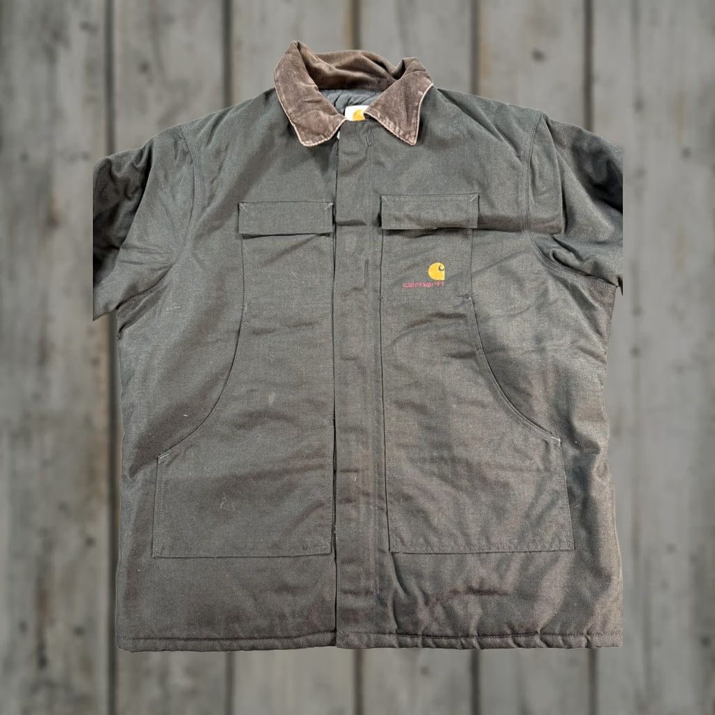 Carhartt VINTAGE Carhartt Chore Coat Mens XL Black Duck Quilted Lined 90s Size US S / EU 44-46 / 1 - 1 Thumbnail