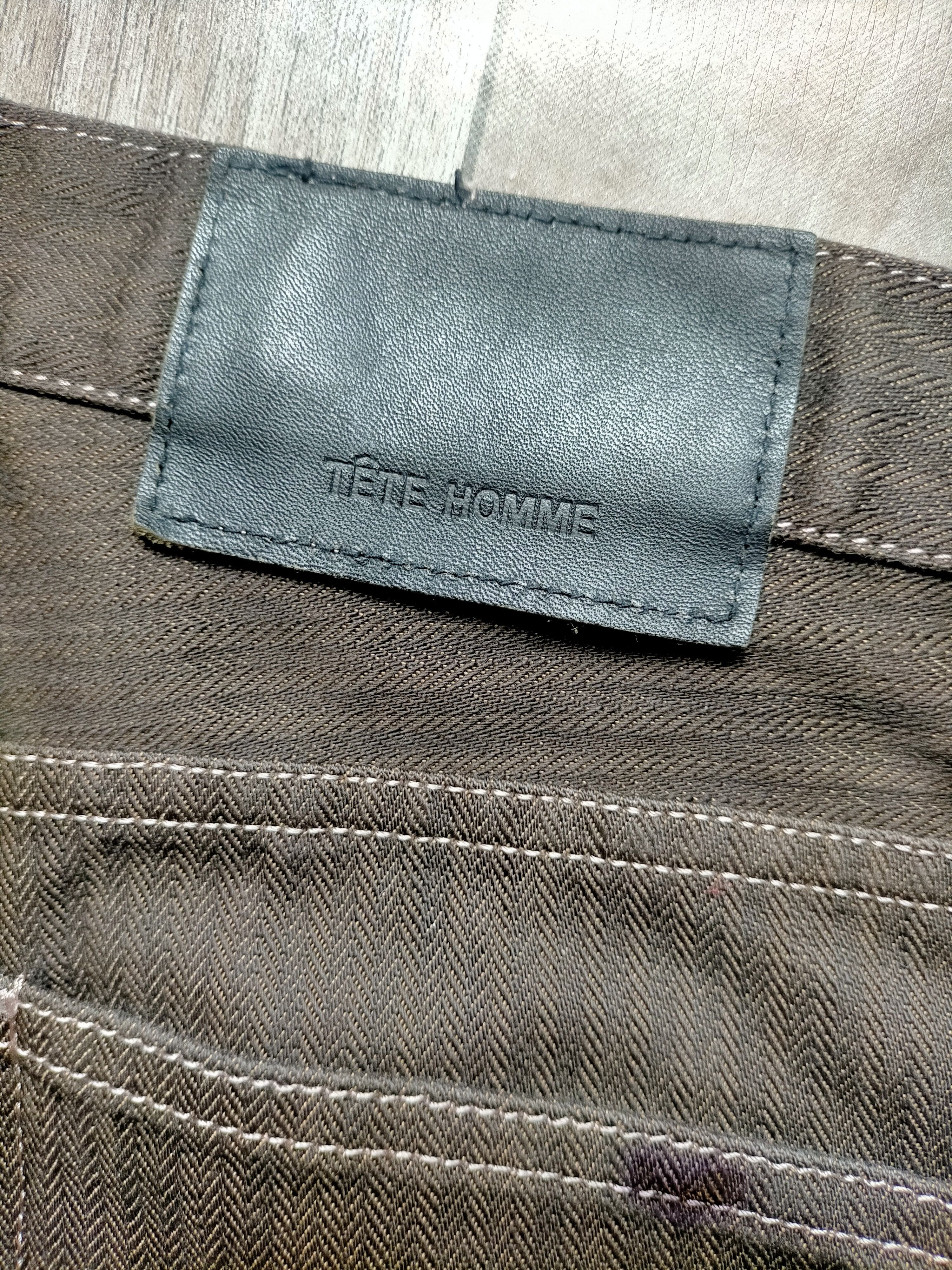 Issey Miyake × Japanese Brand Tete Homme Issey Miyake Stripe Jeans Size US 28 / EU 44 - 15 Thumbnail