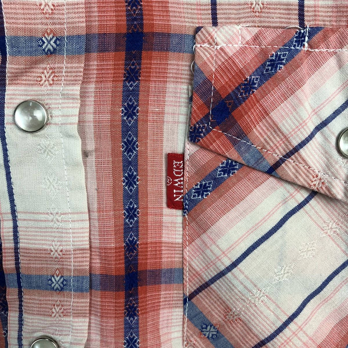 Edwin Edwin Pink checkered vintage japan Flannel #A247 Size US S / EU 44-46 / 1 - 11 Thumbnail
