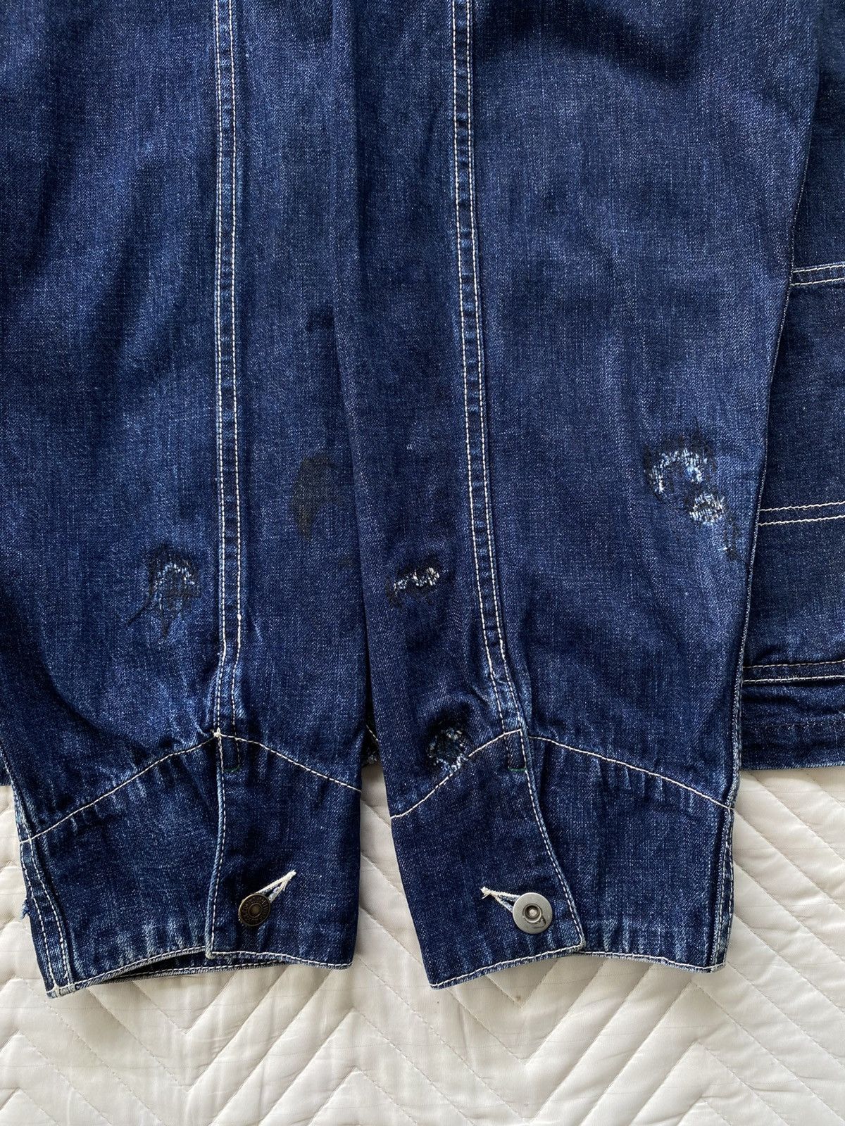 Ben Davis × Japanese Brand Ben Davis Chore Denim Jacket Size US L / EU 52-54 / 3 - 6 Thumbnail
