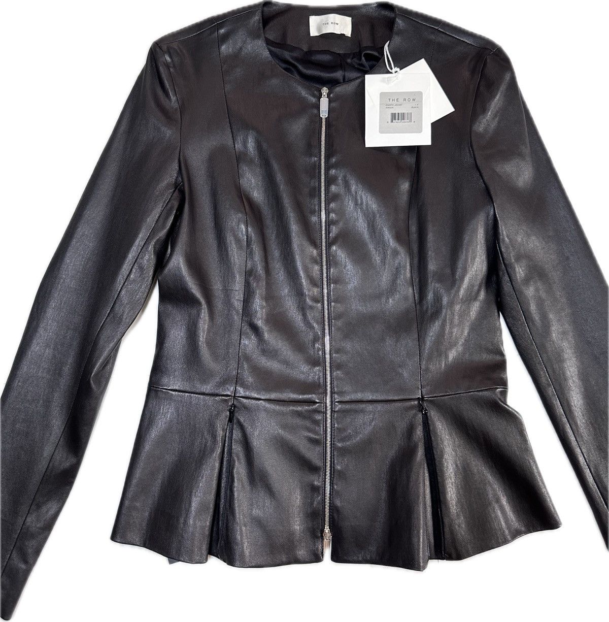 The Row The Row Anasta Jacket 100% Lambskin Leather Size XL / US 12-14 / IT 48-50 - 3 Thumbnail