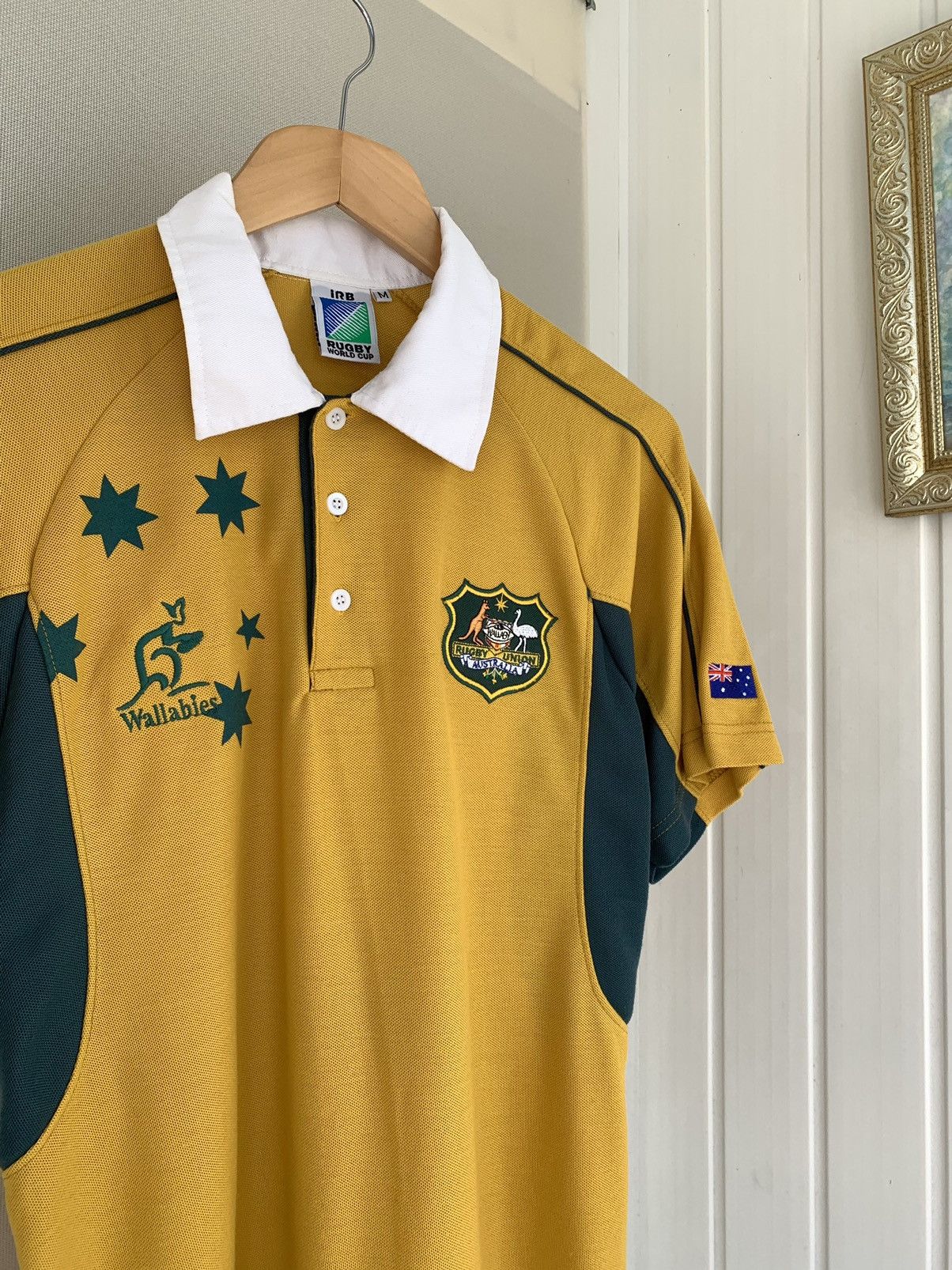 Vintage Australia Rugby World Cup Wallabies Vintage Jersey Size M Size US M / EU 48-50 / 2 - 2 Thumbnail
